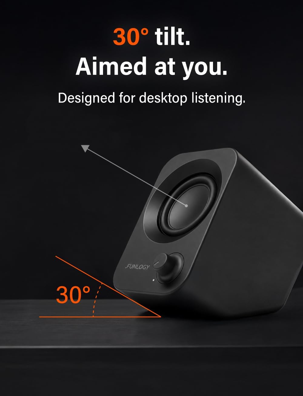 PARLANTES FUNLOGY SPEAKER PLUS 14W STEREO USB-C NEGRO - 5