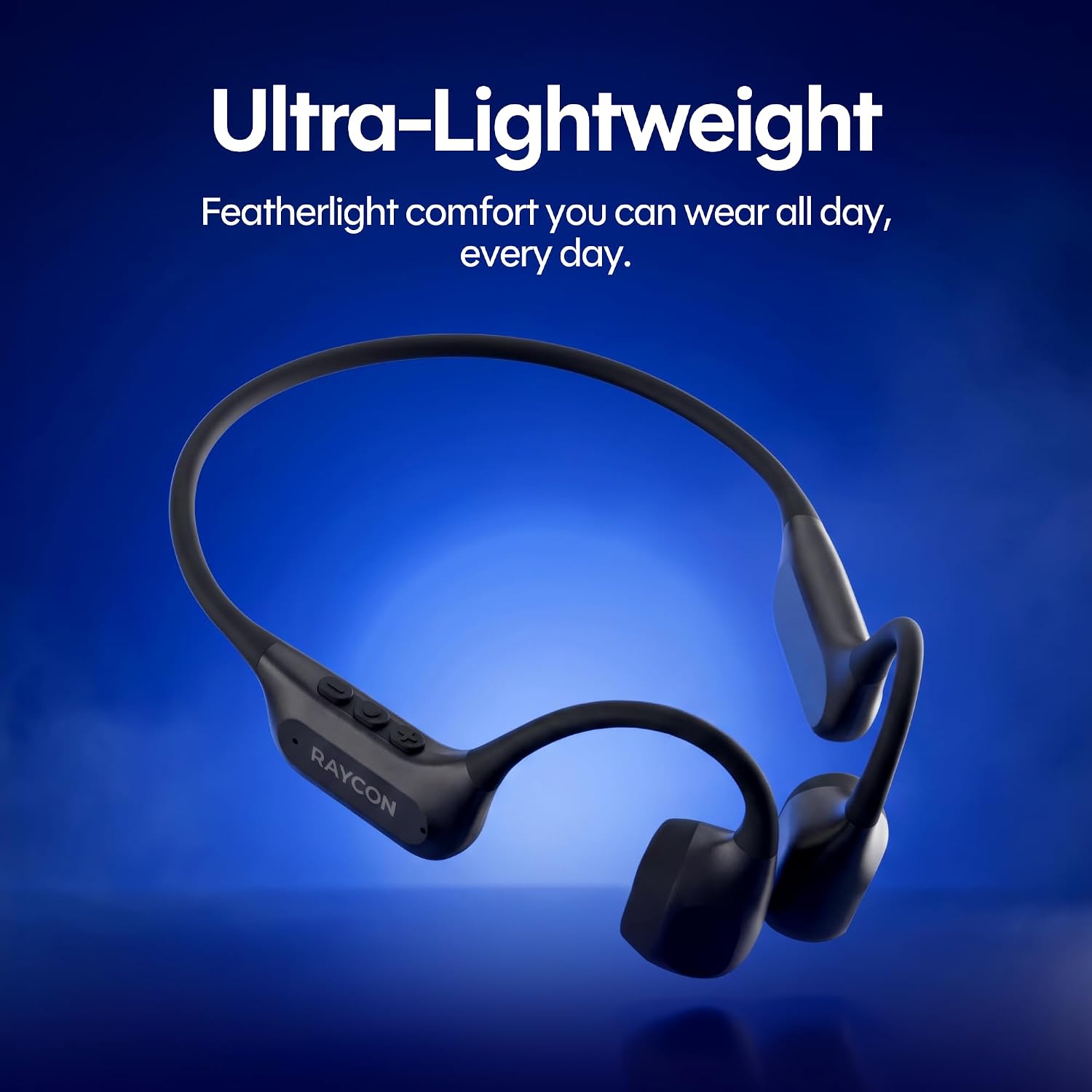 AUDÍFONOS RAYCON EVERYDAY BONE CONDUCTION 2DA GEN NEGRO - 4