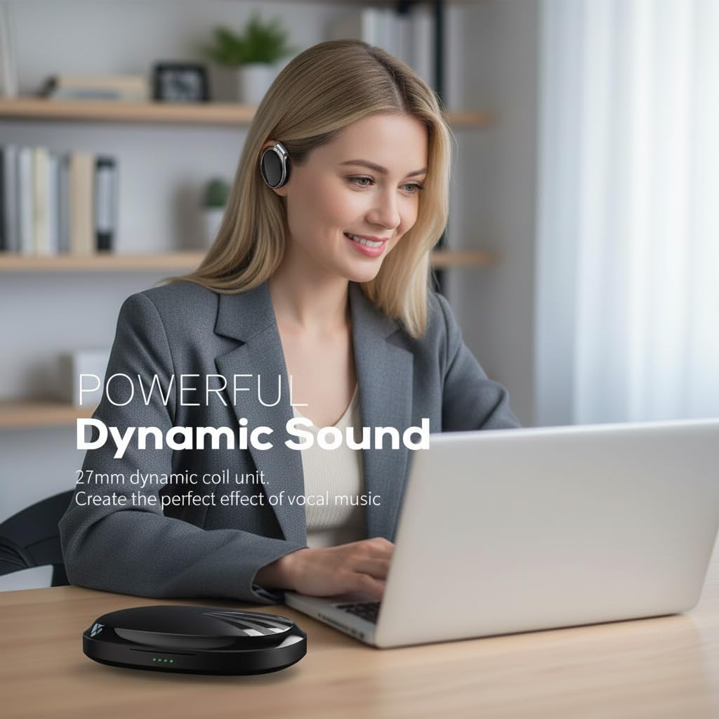 AUDÍFONOS INALÁMBRICOS ABIERTOS CON GANCHO PARA OREJA BLUETOOTH 5.4 - 2