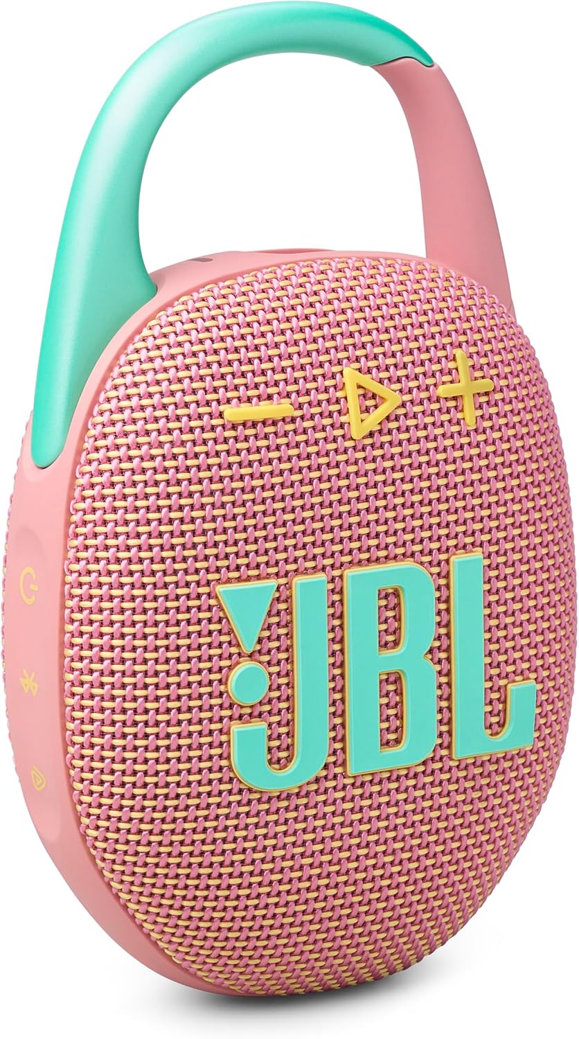 PARLANTE PORTÁTIL JBL CLIP 5 ROSA - 1
