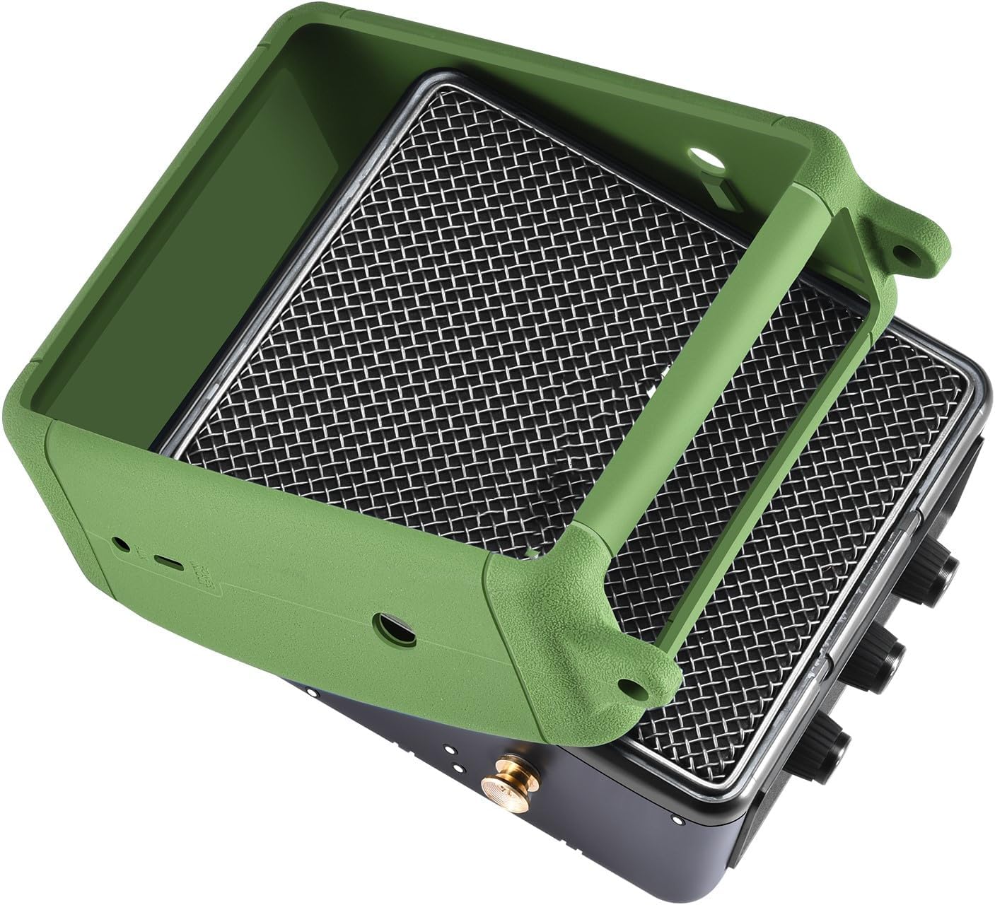 FUNDA DE SILICONA PARA PARLANTE MARSHALL STOCKWELL II VERDE - 1