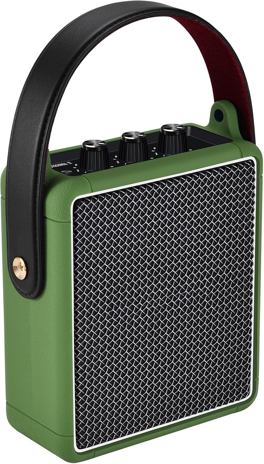 FUNDA DE SILICONA PARA PARLANTE MARSHALL STOCKWELL II VERDE - 4