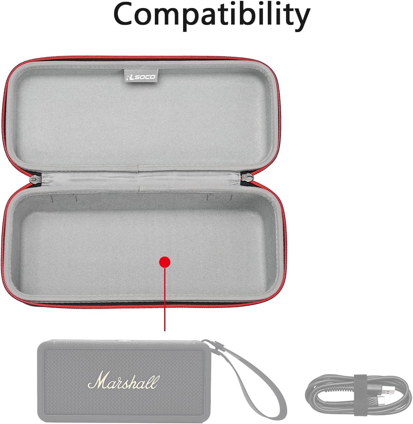 ESTUCHE RÍGIDO RLSOCO PARA PARLANTE BLUETOOTH MARSHALL MIDDLETON I/II - 4