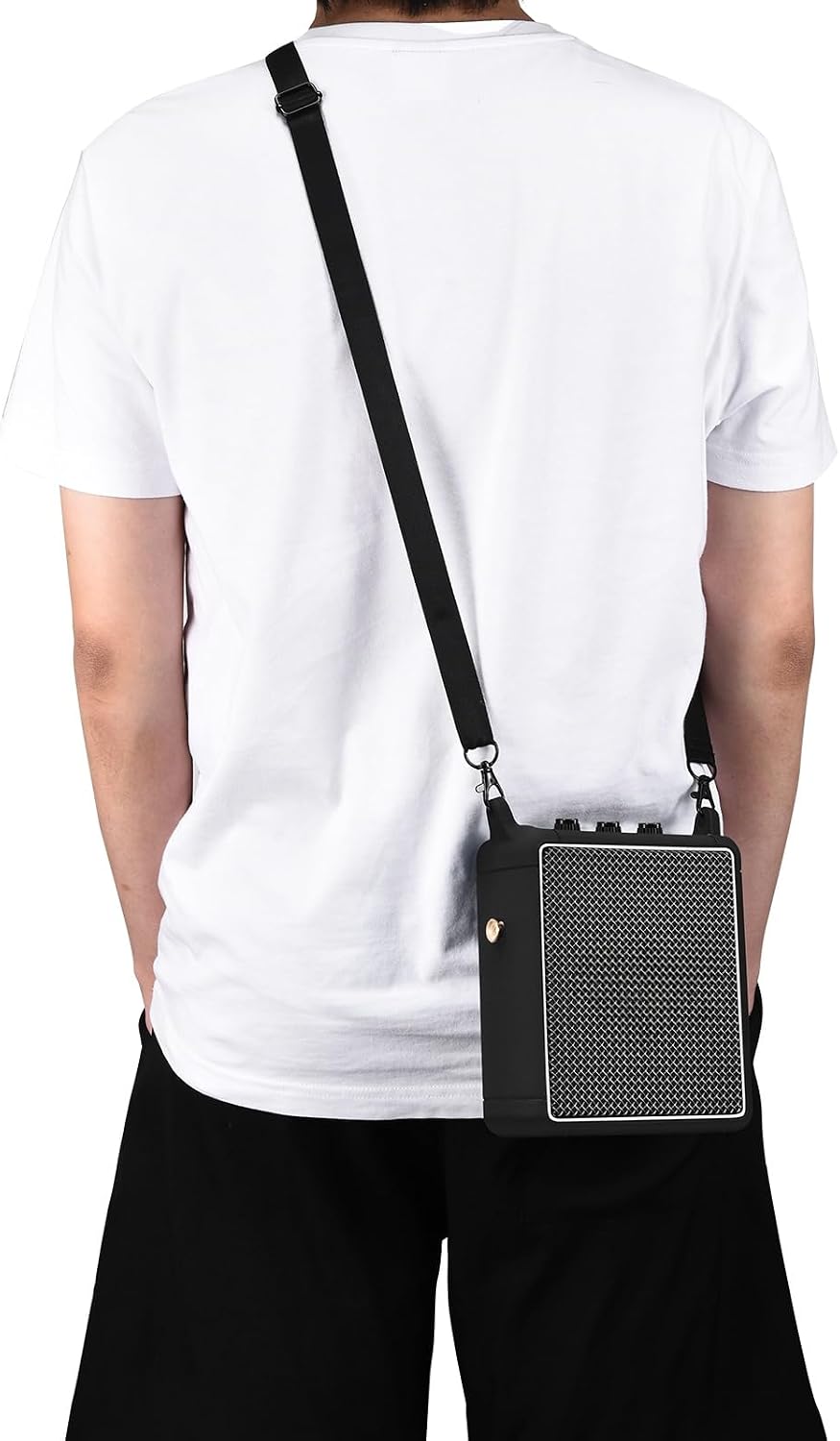 FUNDA DE SILICONA PARA PARLANTE MARSHALL STOCKWELL II YAOSHANTUDA NEGRA - 5