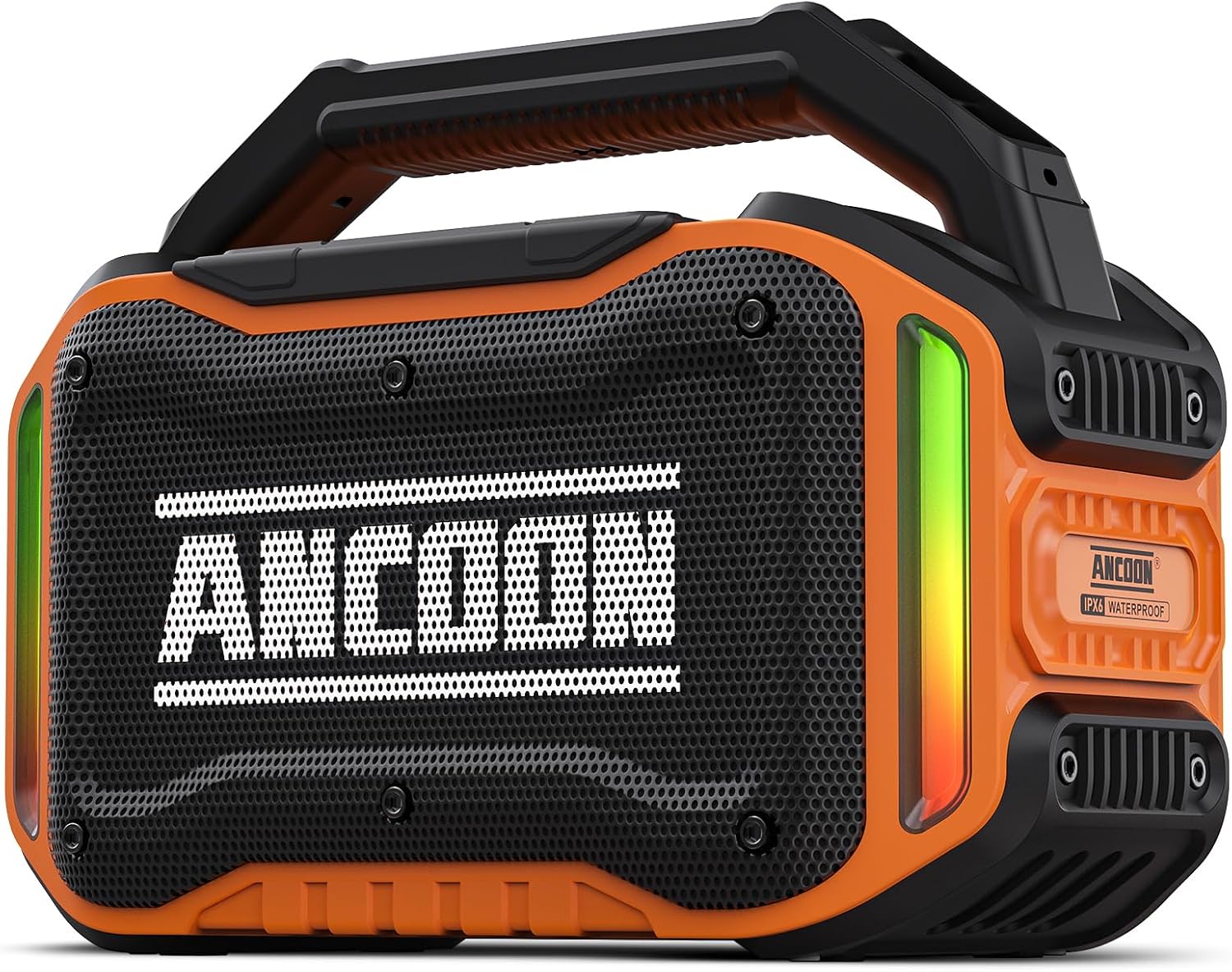 PARLANTE PORTÁTIL ANCOON BLUETOOTH 80W IPX6 NARANJA - 1