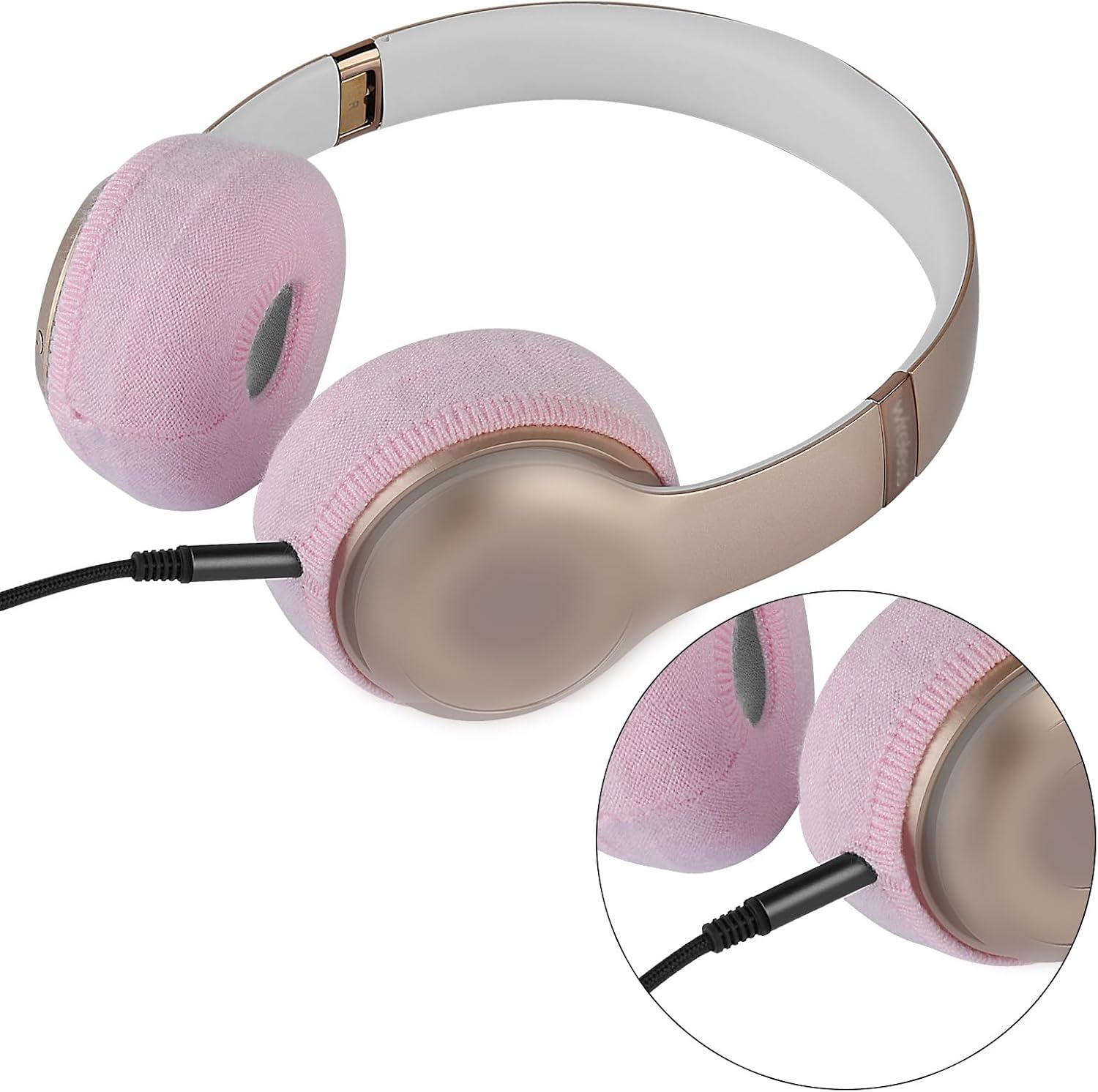 PROTECTORES PARA AUDÍFONOS GEEKRIA TAMAÑO S COLOR ROSA - 4