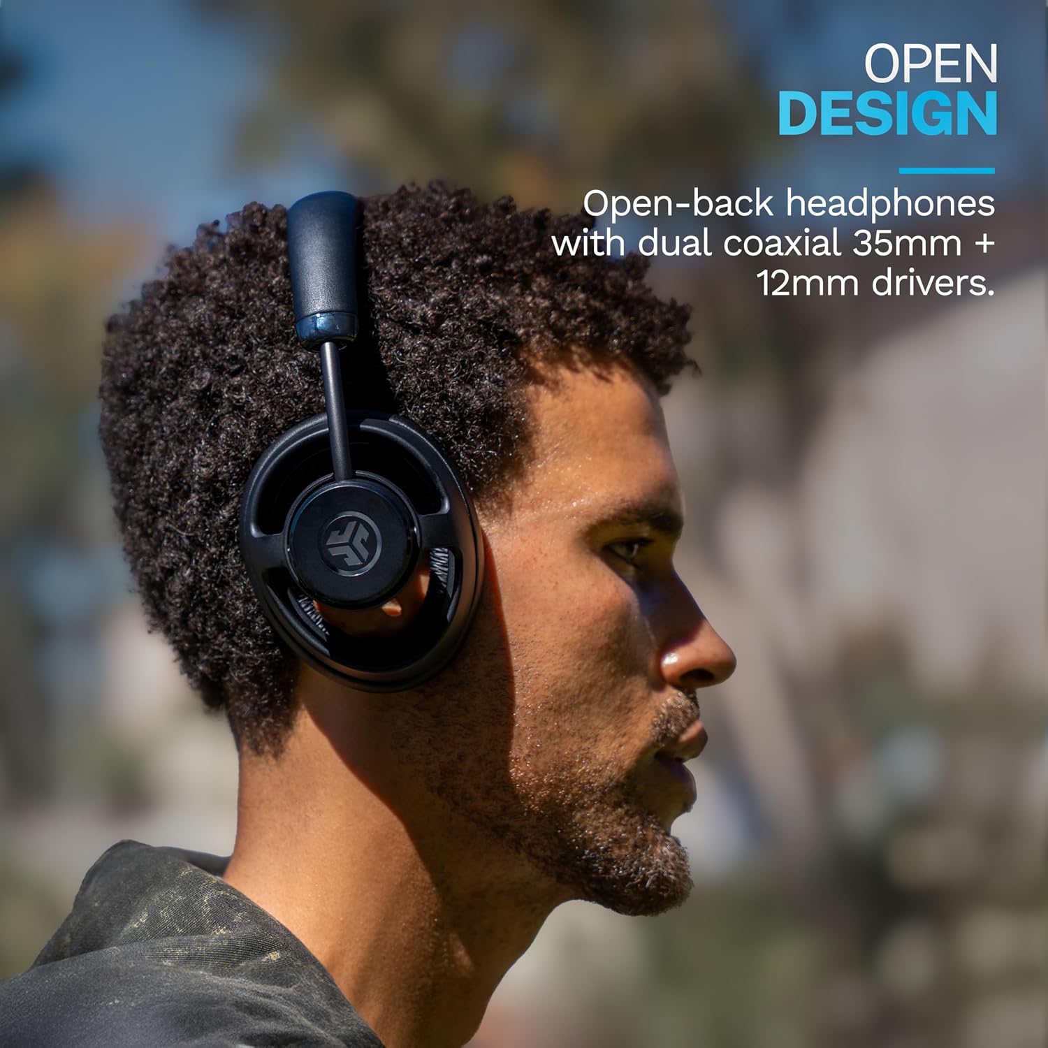 AUDÍFONOS JLAB JBUDS OPEN WIRELESS NEGRO - 2