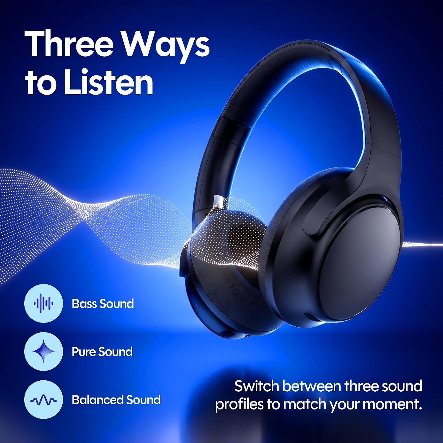 AUDÍFONOS BLUETOOTH RAYCON EVERYDAY 2DA GEN AZUL CON CANCELACIÓN DE RUIDO Y 7 MICRÓFONOS - 3