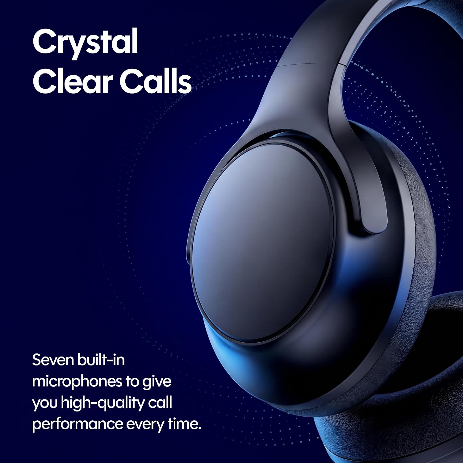 AUDÍFONOS BLUETOOTH RAYCON EVERYDAY 2DA GEN AZUL CON CANCELACIÓN DE RUIDO Y 7 MICRÓFONOS - 4