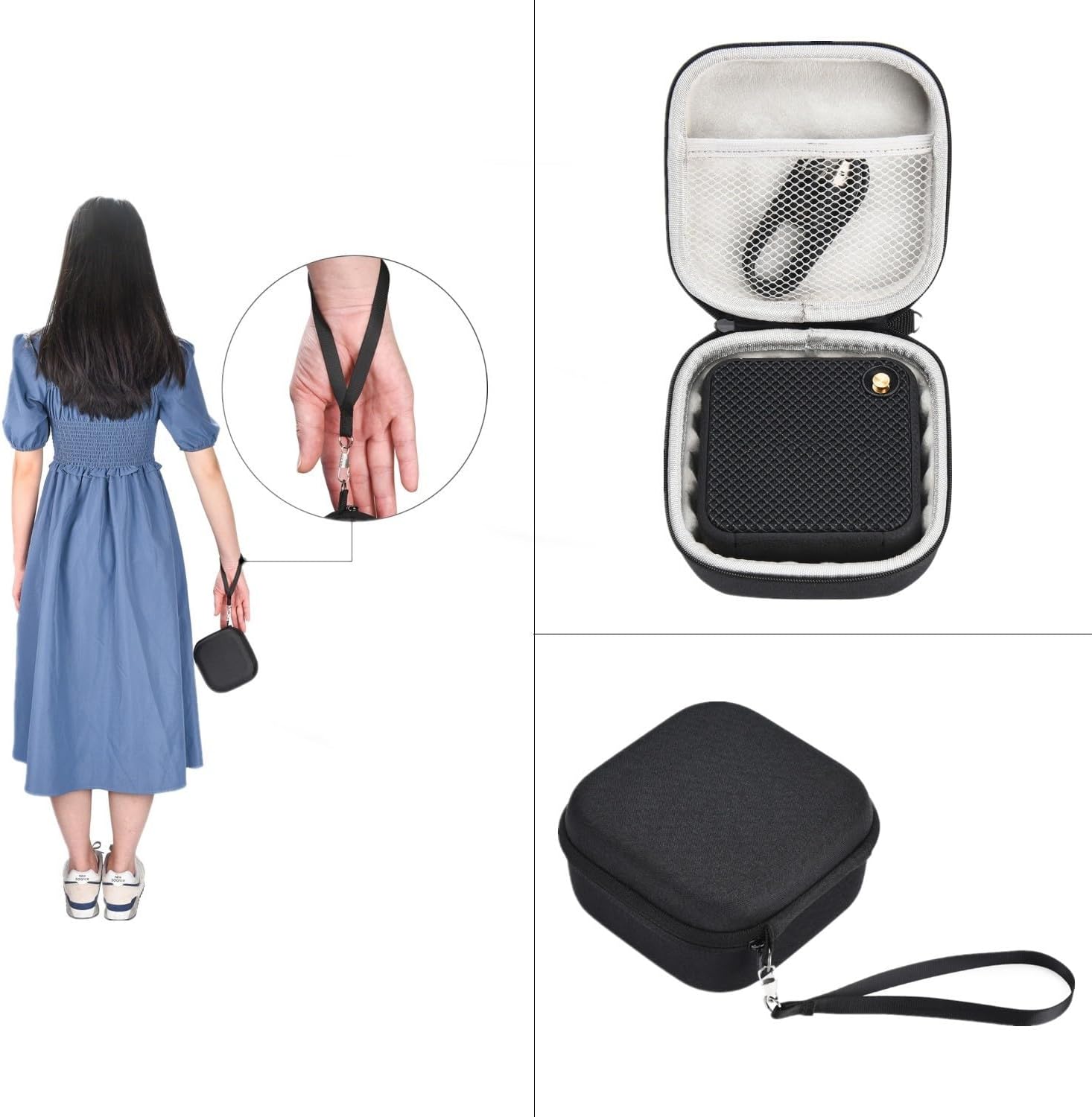 ESTUCHE RÍGIDO YAOSHANTUDA PARA PARLANTES MARSHALL WILLEN/II Y BOSE SOUNDLINK MICRO 2 - 2