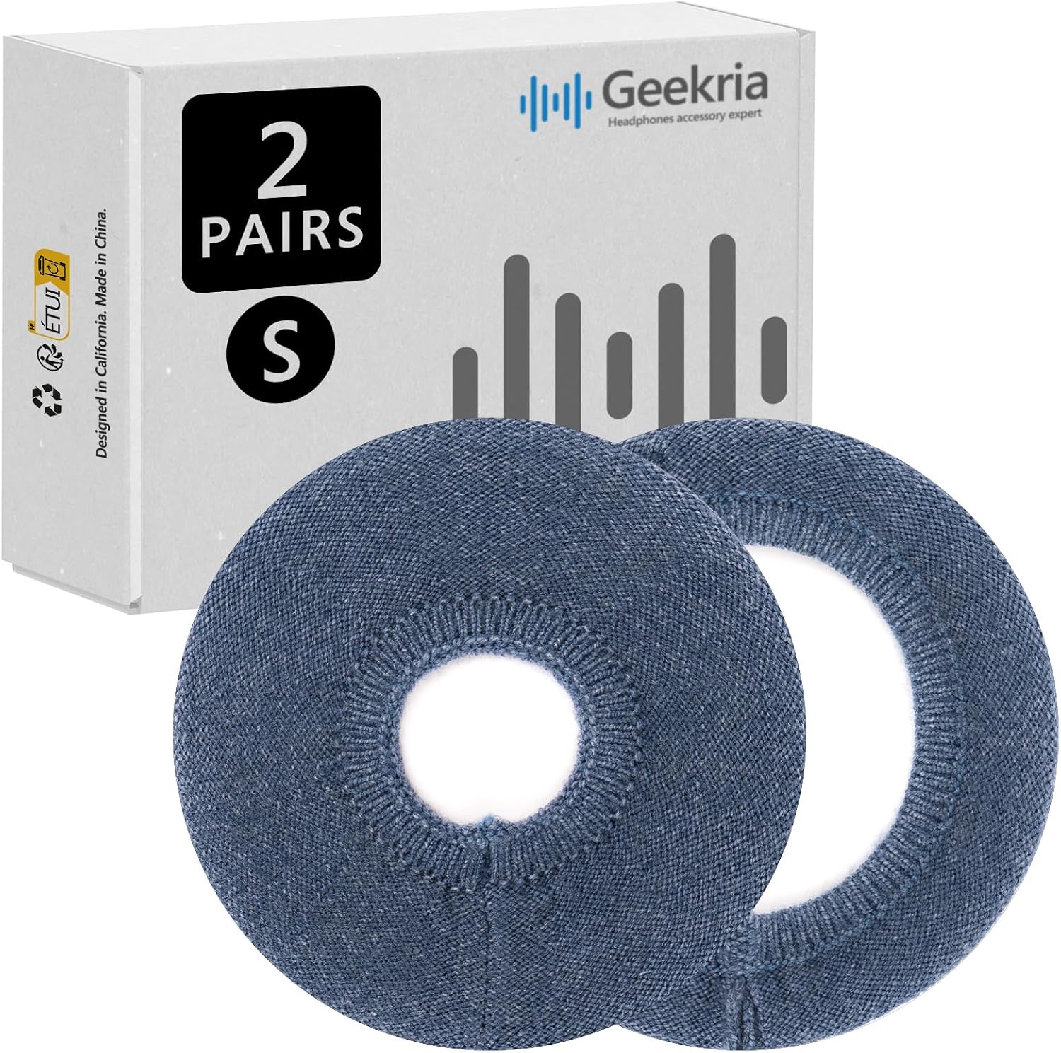 PROTECTORES PARA AUDÍFONOS GEEKRIA TALLA S AZUL - 1