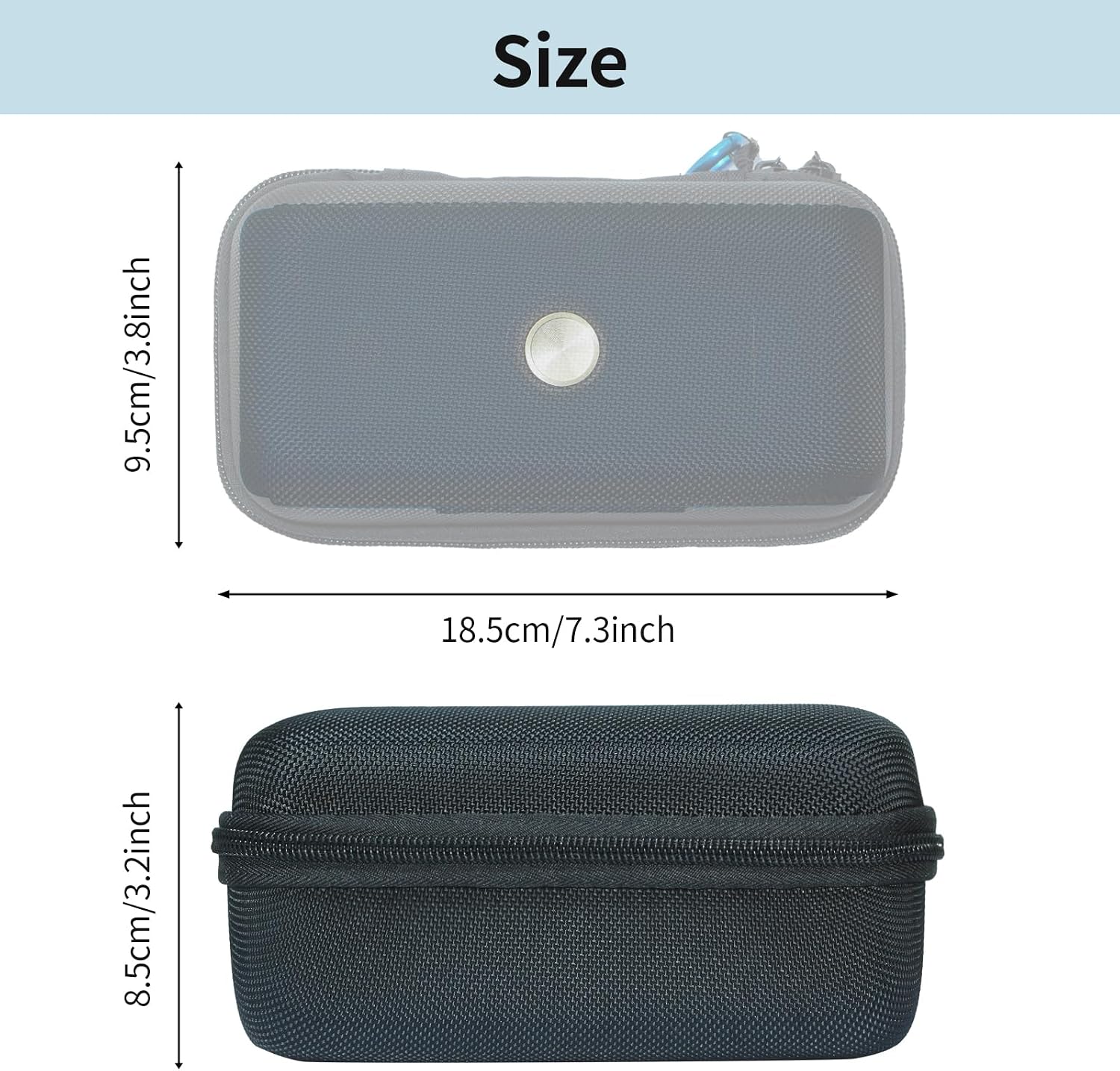 ESTUCHE PARA PARLANTE BLUETOOTH WANAIHA MARSHALL EMBERTON III/II NEGRO - 3