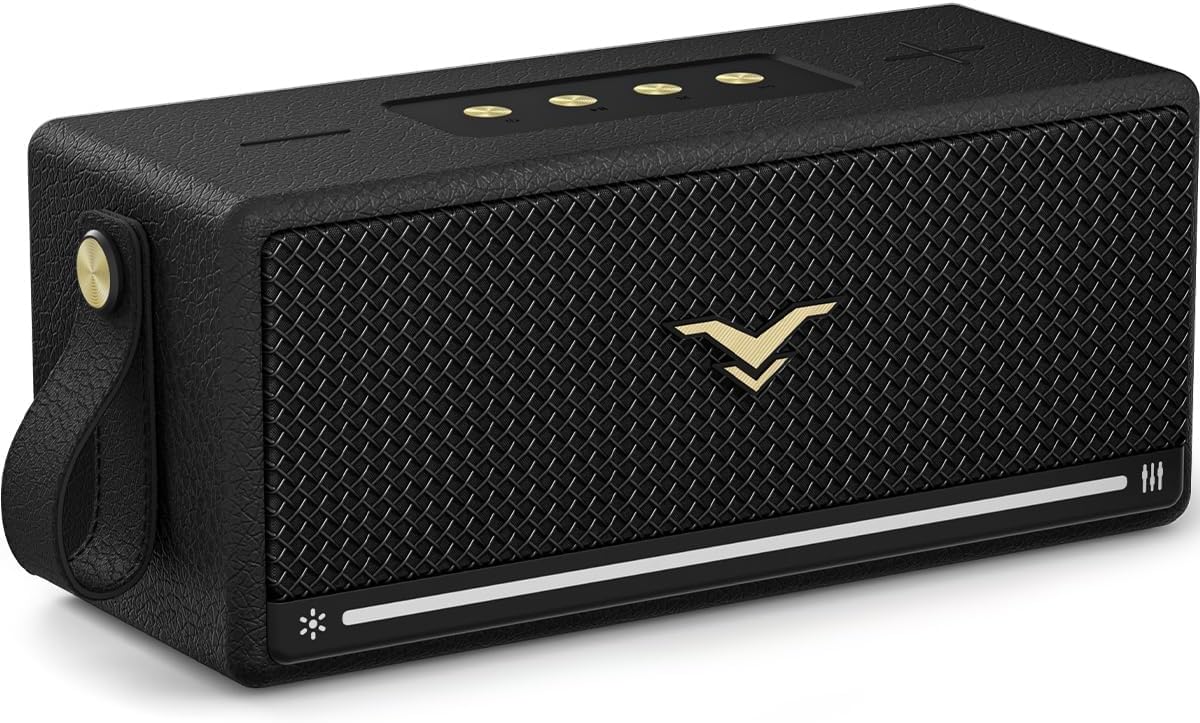PARLANTE BLUETOOTH STAGESOUND RETRO 80W IP67 WATERPROOF CON LUCES LED Y BATERÍA 12H - 1