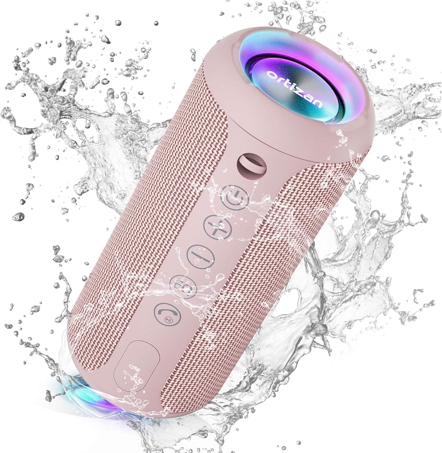 PARLANTE PORTÁTIL ORTIZAN X10 BLUETOOTH IPX7 ROSA - 1