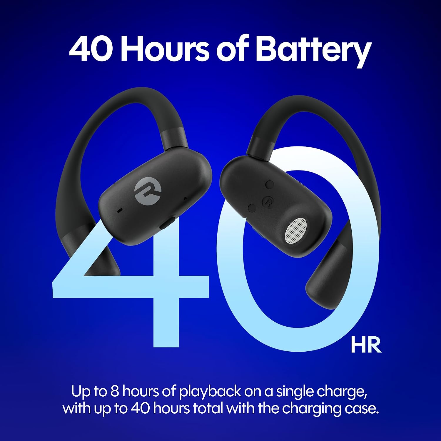 AUDÍFONOS RAYCON EVERYDAY OPEN EAR BLUETOOTH MORADO - 5