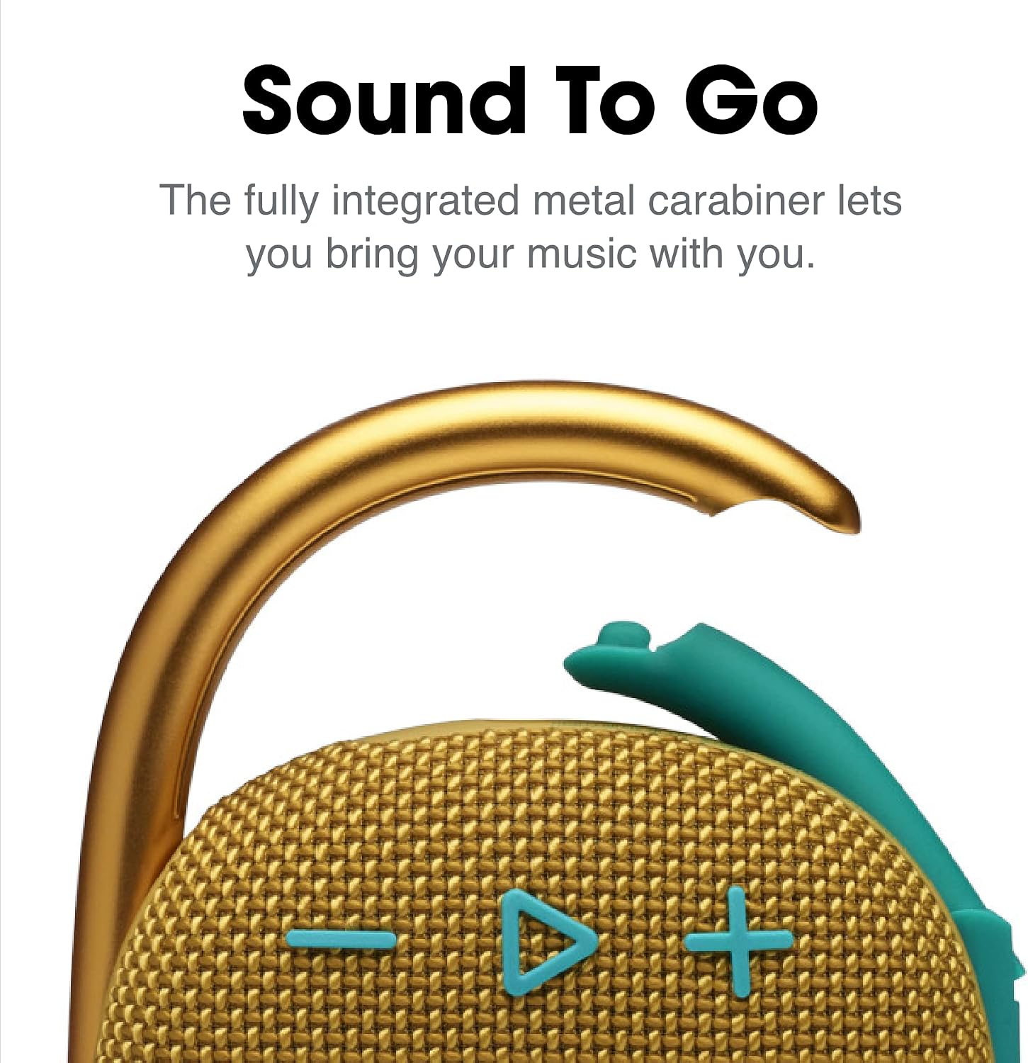 PARLANTE PORTÁTIL JBL CLIP 4 AMARILLO BLUETOOTH 5.1 RESISTENTE AL AGUA - 3