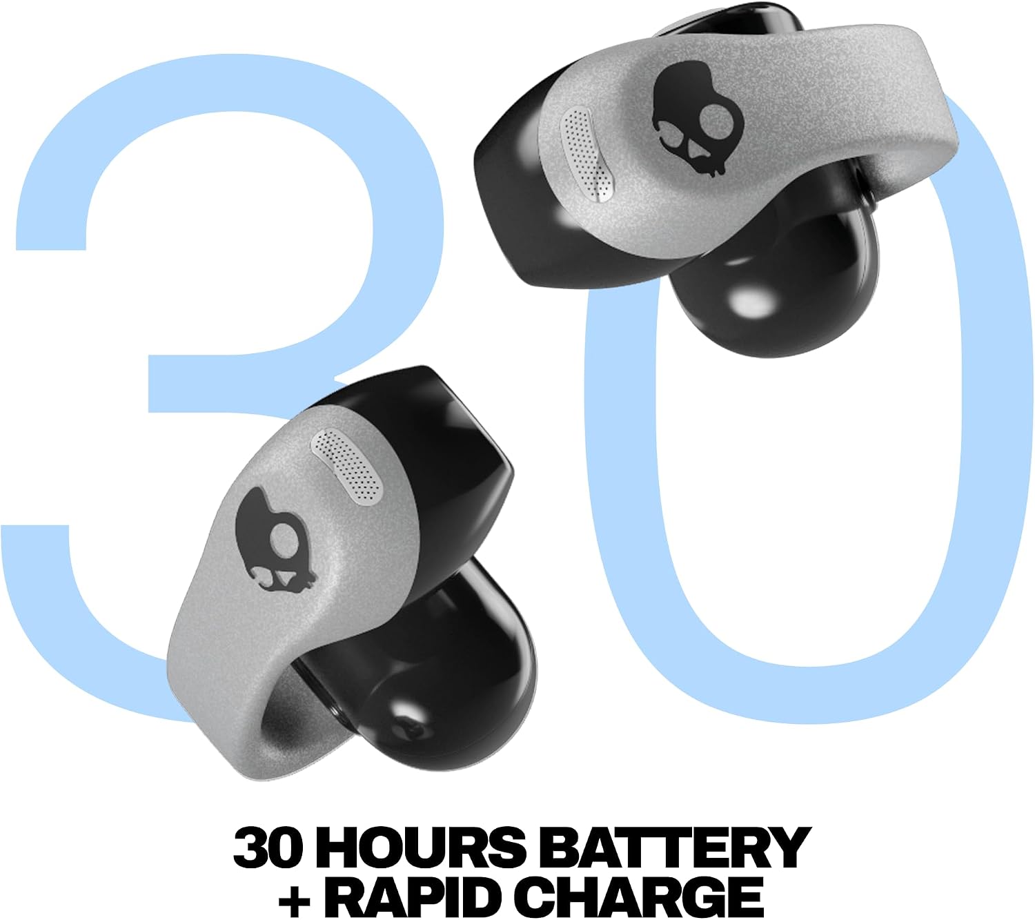 AUDÍFONOS SKULLCANDY PUSH 720 OPEN INALÁMBRICOS BLUETOOTH COLOR CROMADO - 3