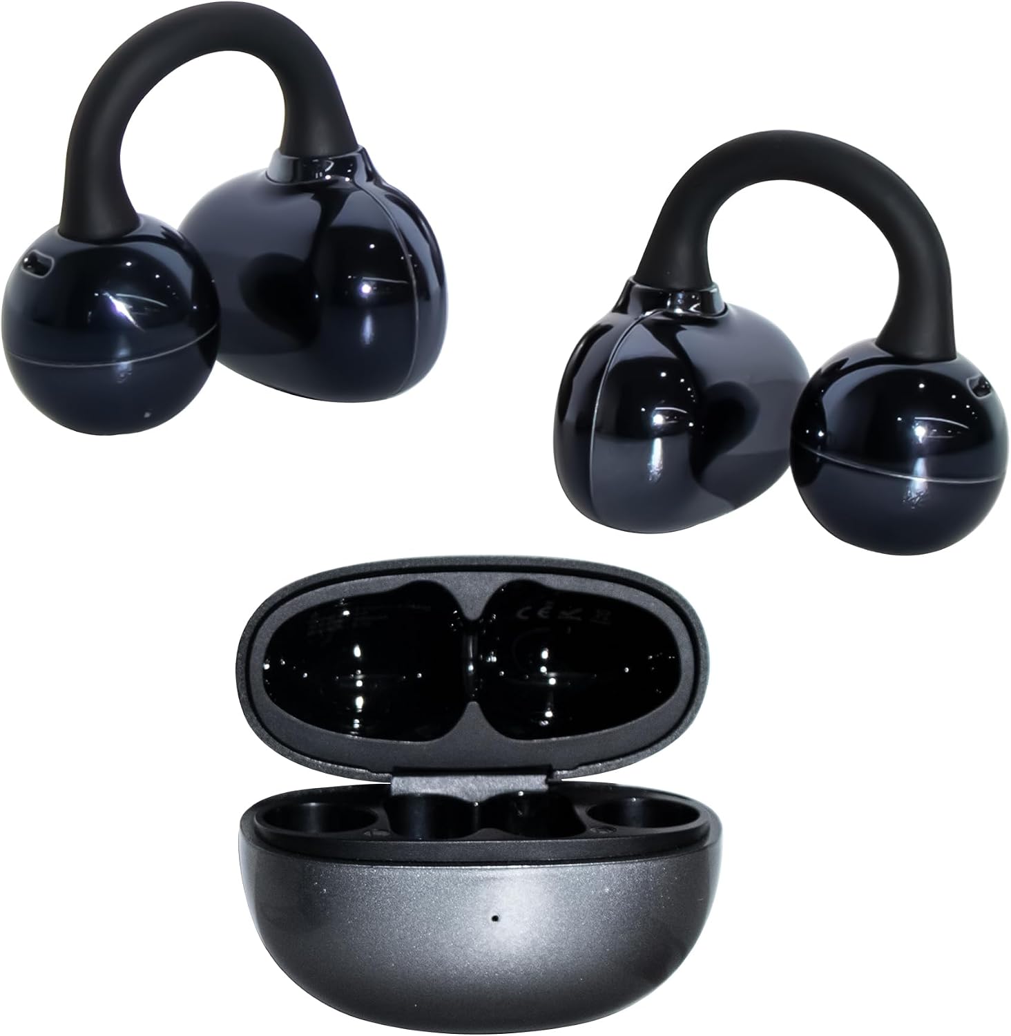 AUDÍFONOS ESSONIO M30 BLUETOOTH 6.0 OPEN EAR NEGRO - 1