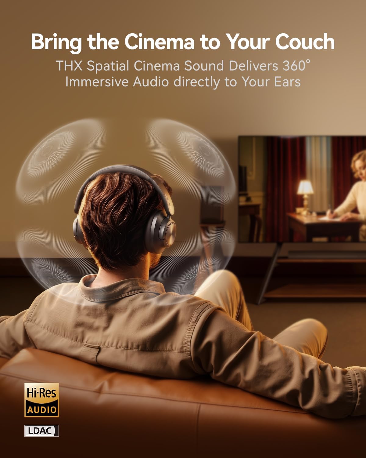 AUDÍFONOS OVER-EAR 1MORE SONOFLOW MAX CON THX SPATIAL AUDIO Y ANC 50DB - 2