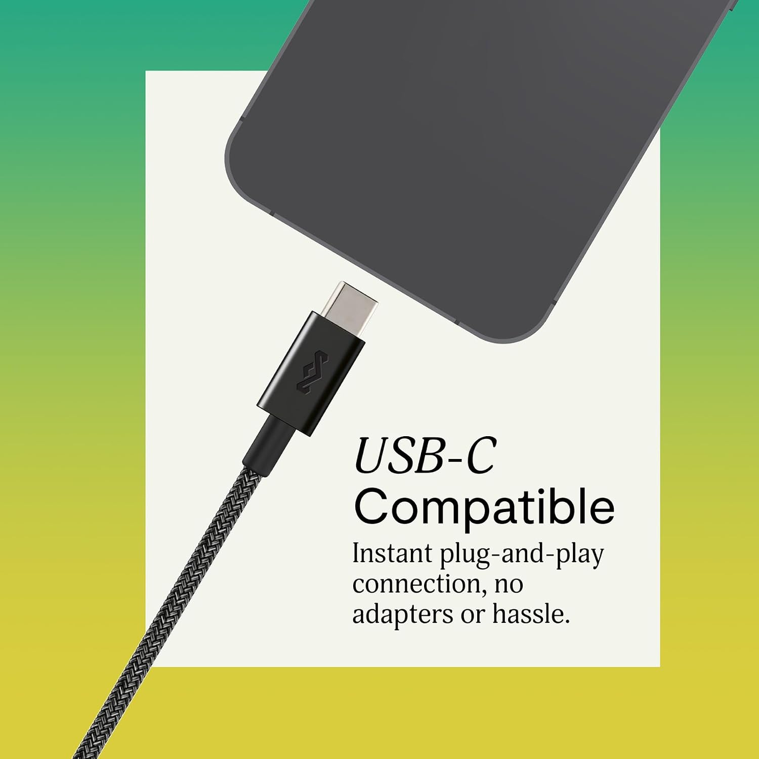 AUDÍFONOS HOUSE OF MARLEY SMILE JAMAICA USB-C CON MICRÓFONO NEGRO - 3