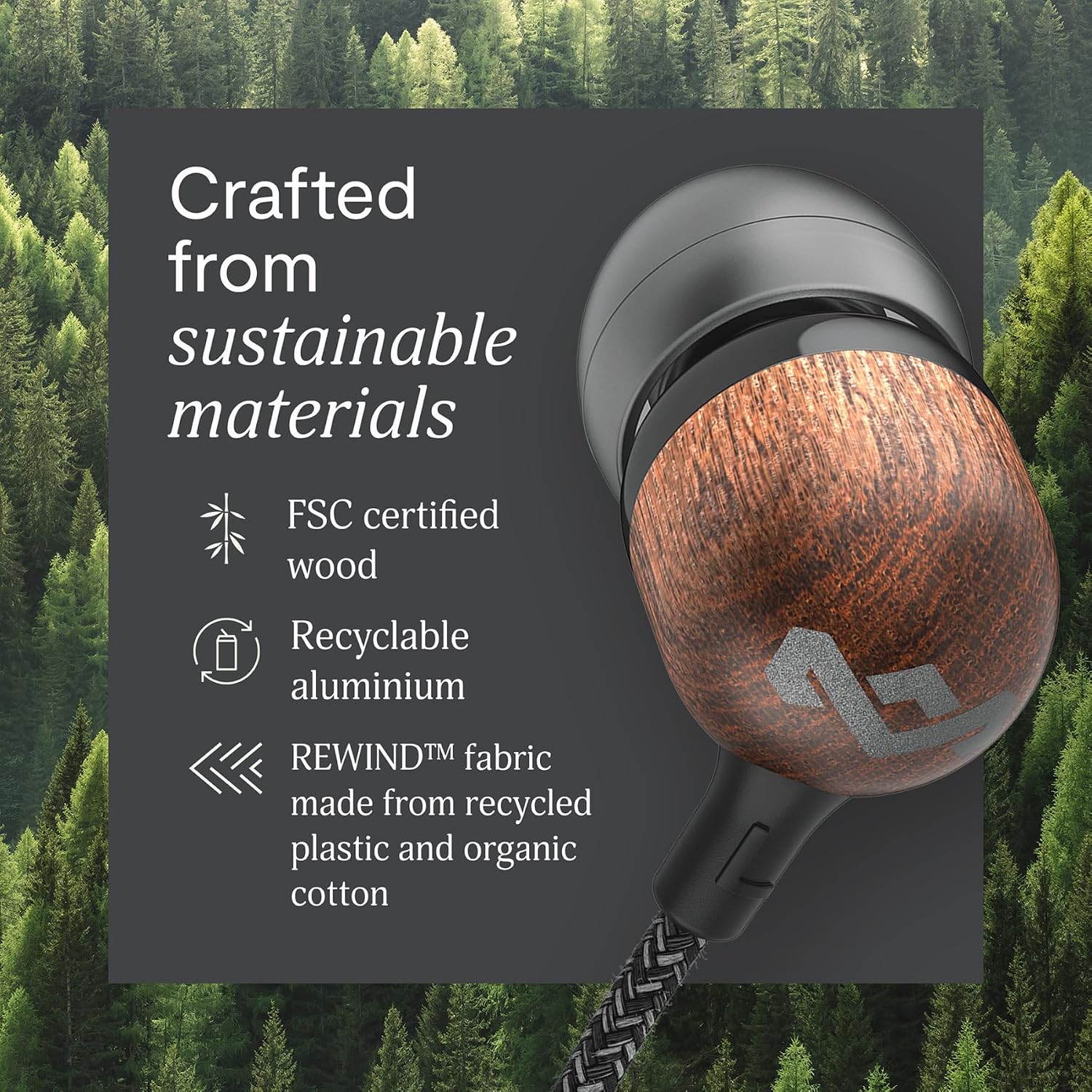 AUDÍFONOS HOUSE OF MARLEY SMILE JAMAICA USB-C CON MICRÓFONO NEGRO - 5
