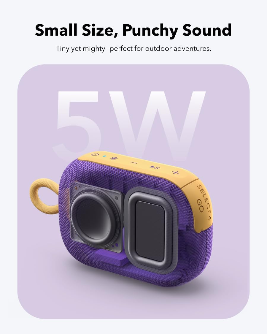 PARLANTE PORTÁTIL SOUNDCORE SELECT 4 GO BLUETOOTH IP67 - 3