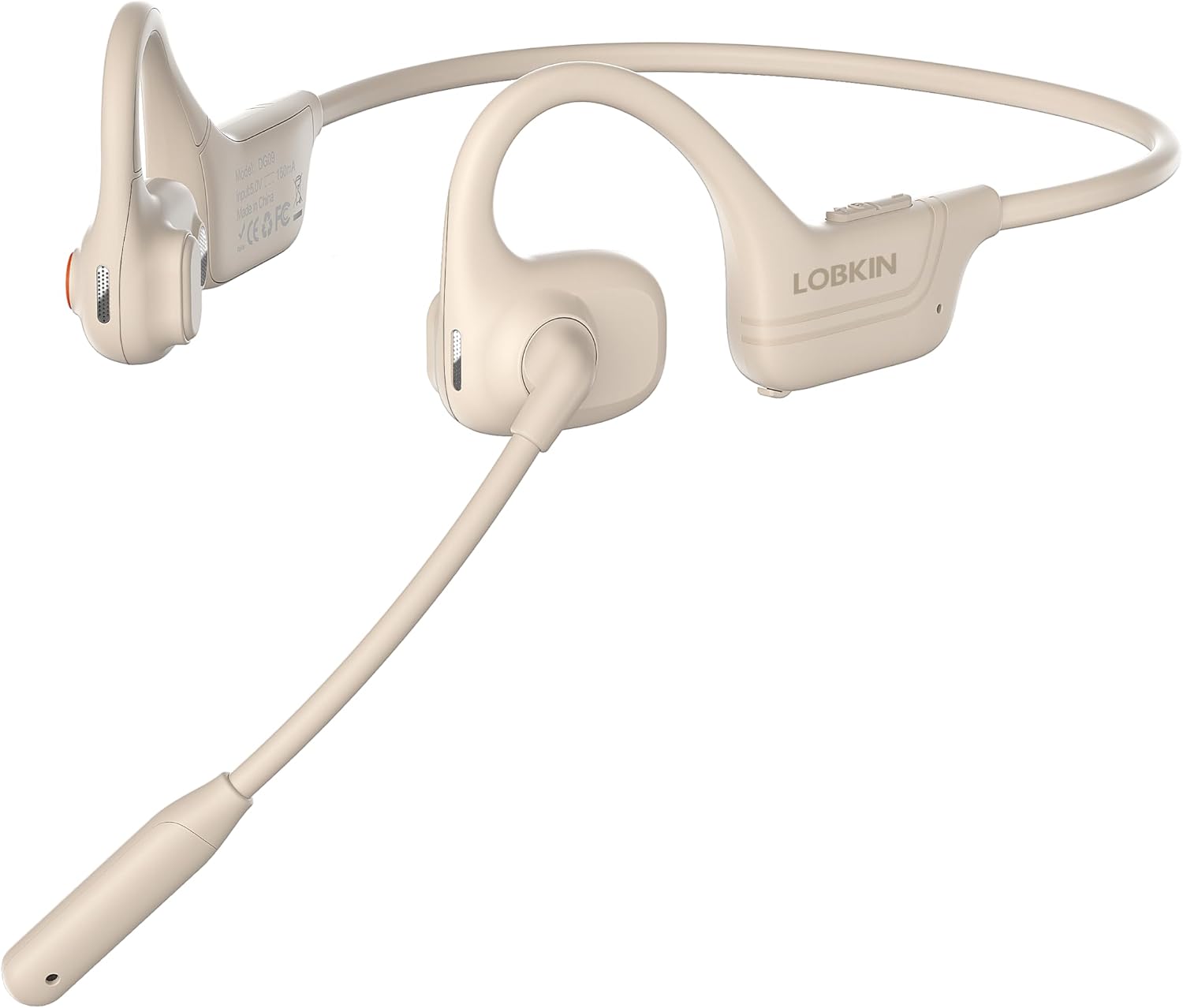 AUDÍFONOS ABIERTOS CON MICRÓFONO LOBKIN X13 BLUETOOTH 5.3 BEIGE - 1