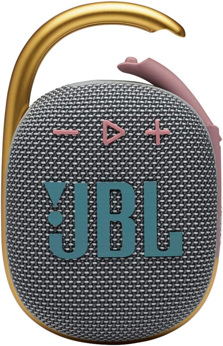 PARLANTE PORTÁTIL JBL CLIP 4 BLUETOOTH GRIS - 1
