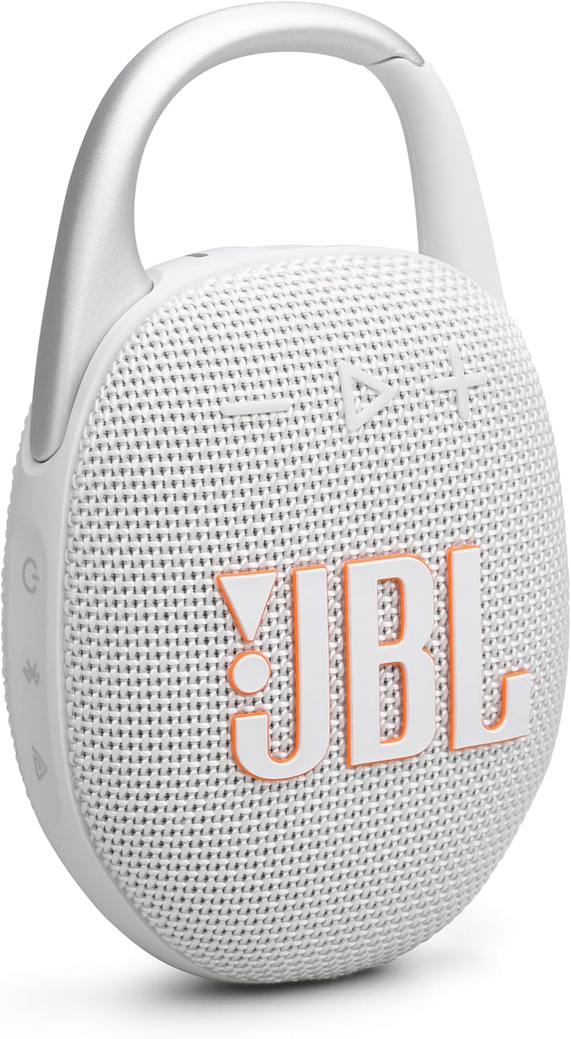 PARLANTE PORTÁTIL JBL CLIP 5 BLANCO - 1