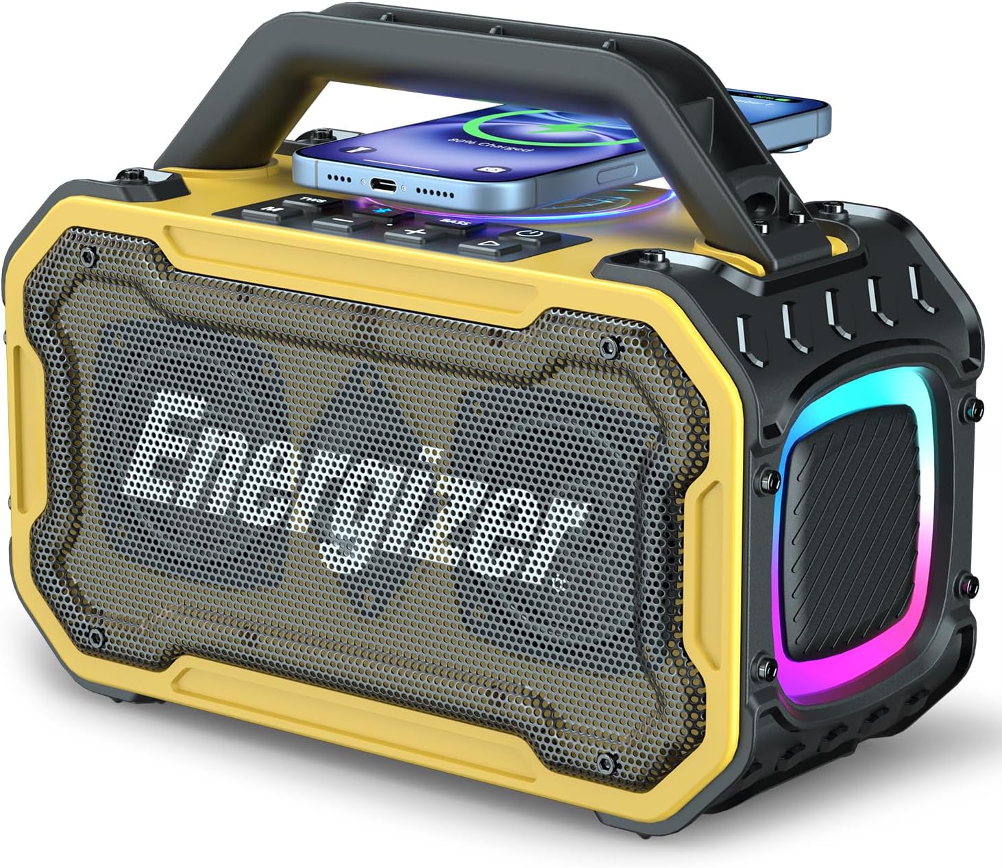 PARLANTE PORTÁTIL ENERGIZER OUTDOOR BLUETOOTH 100W AMARILLO - 1