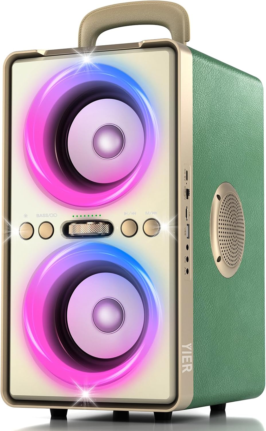 PARLANTE BLUETOOTH YIER 240W VERDE - 1