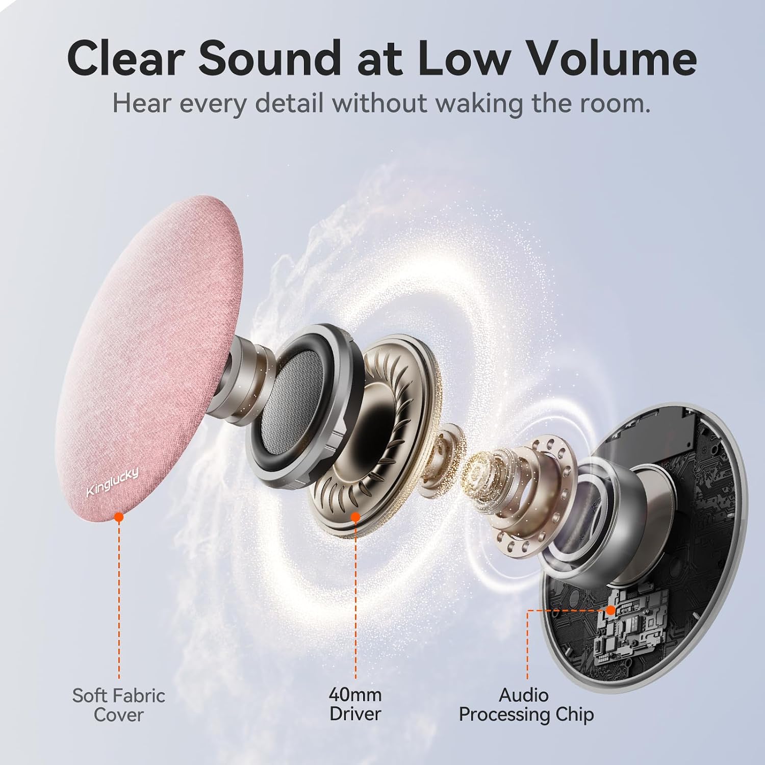 PARLANTE PORTÁTIL KINGLUCKY X50 CON BLUETOOTH Y SONIDOS INTEGRADOS PARA DORMIR - 4