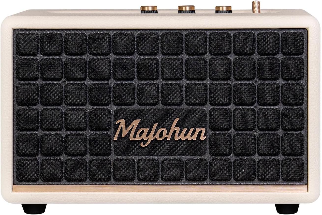 PARLANTE BLUETOOTH MAJOHUN VINTAGE 100W BLANCO - 1
