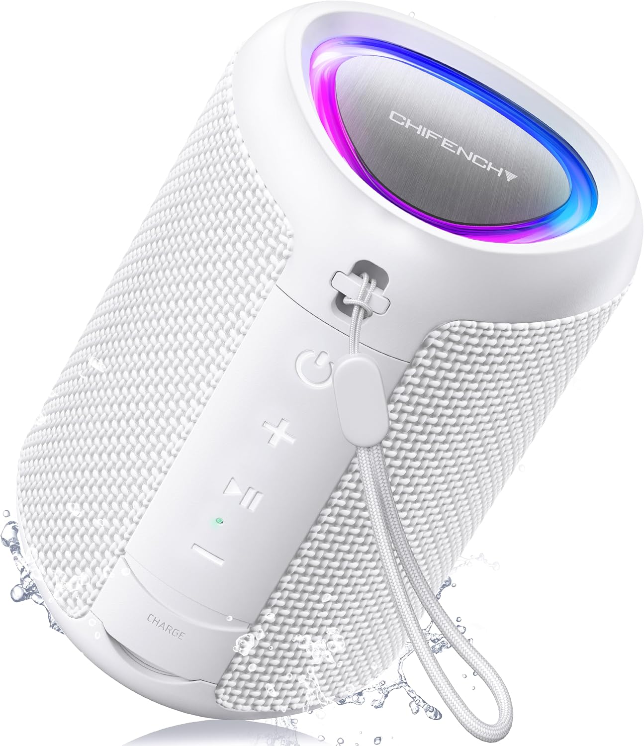 PARLANTE BLUETOOTH PORTÁTIL CHIFENCHY BLANCO IMPERMEABLE - 1