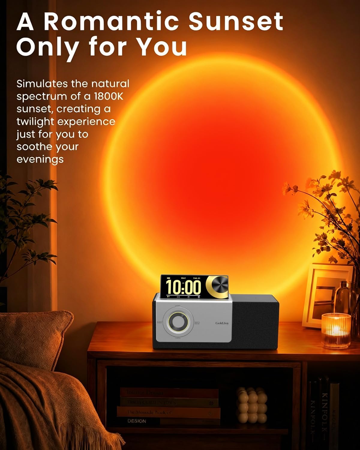 PARLANTE BLUETOOTH GOLDJOY 7 EN 1 CON ESTACIÓN DE CARGA INALÁMBRICA - 5