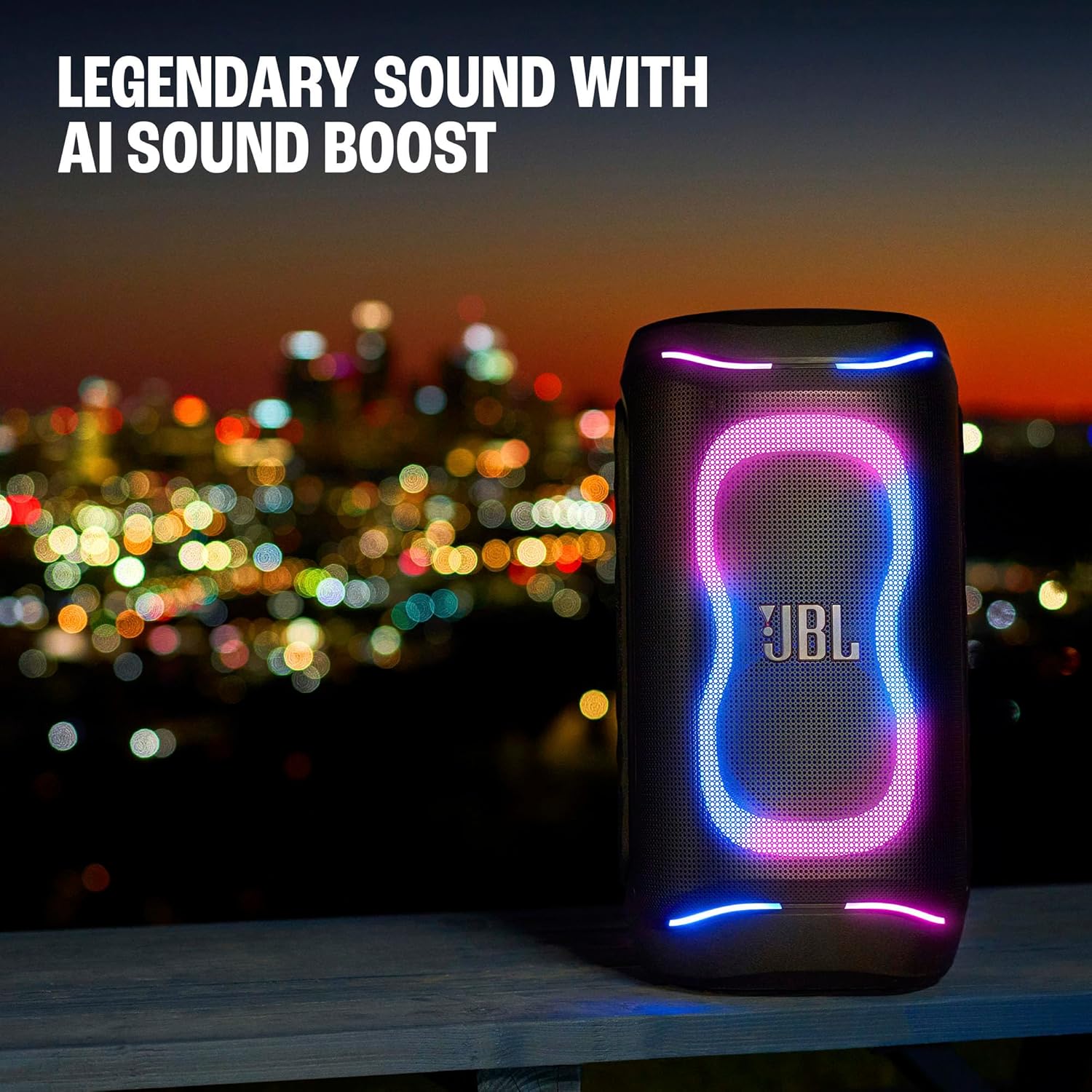 PARLANTE PORTÁTIL JBL PARTYBOX 130 BLANCO - 3