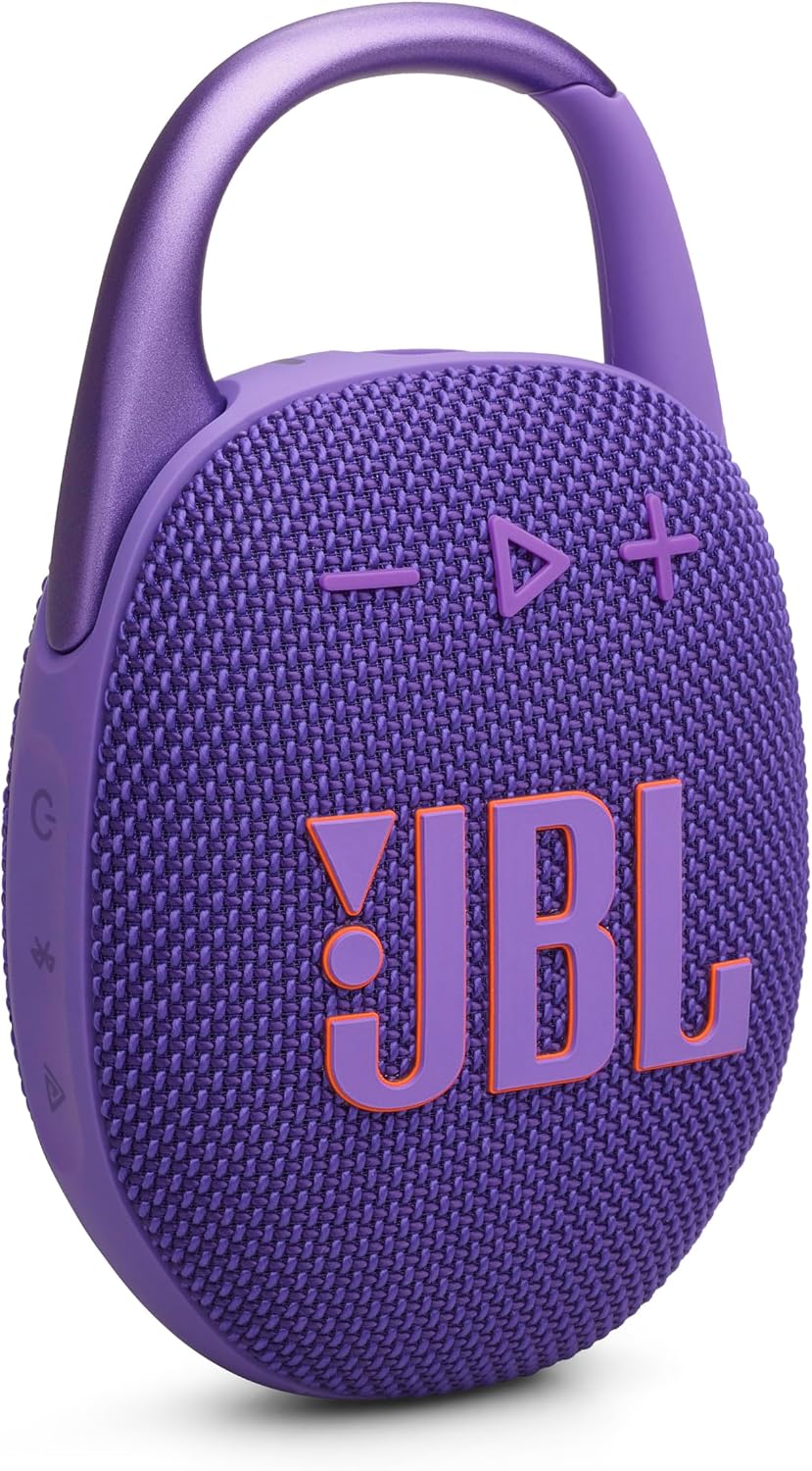 PARLANTE PORTÁTIL JBL CLIP 5 MORADO IMPERMEABLE - 1