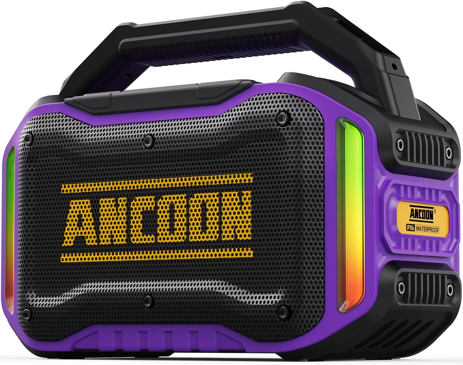 PARLANTE PORTÁTIL ANCOON BLUETOOTH 80W IPX6 MORADO - 1
