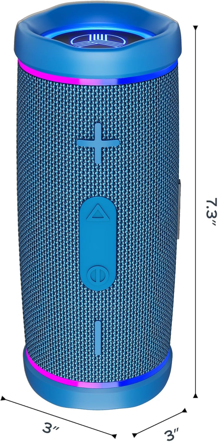 PARLANTE PORTÁTIL TREBLAB HD77 BLUETOOTH 30W AZUL - 2