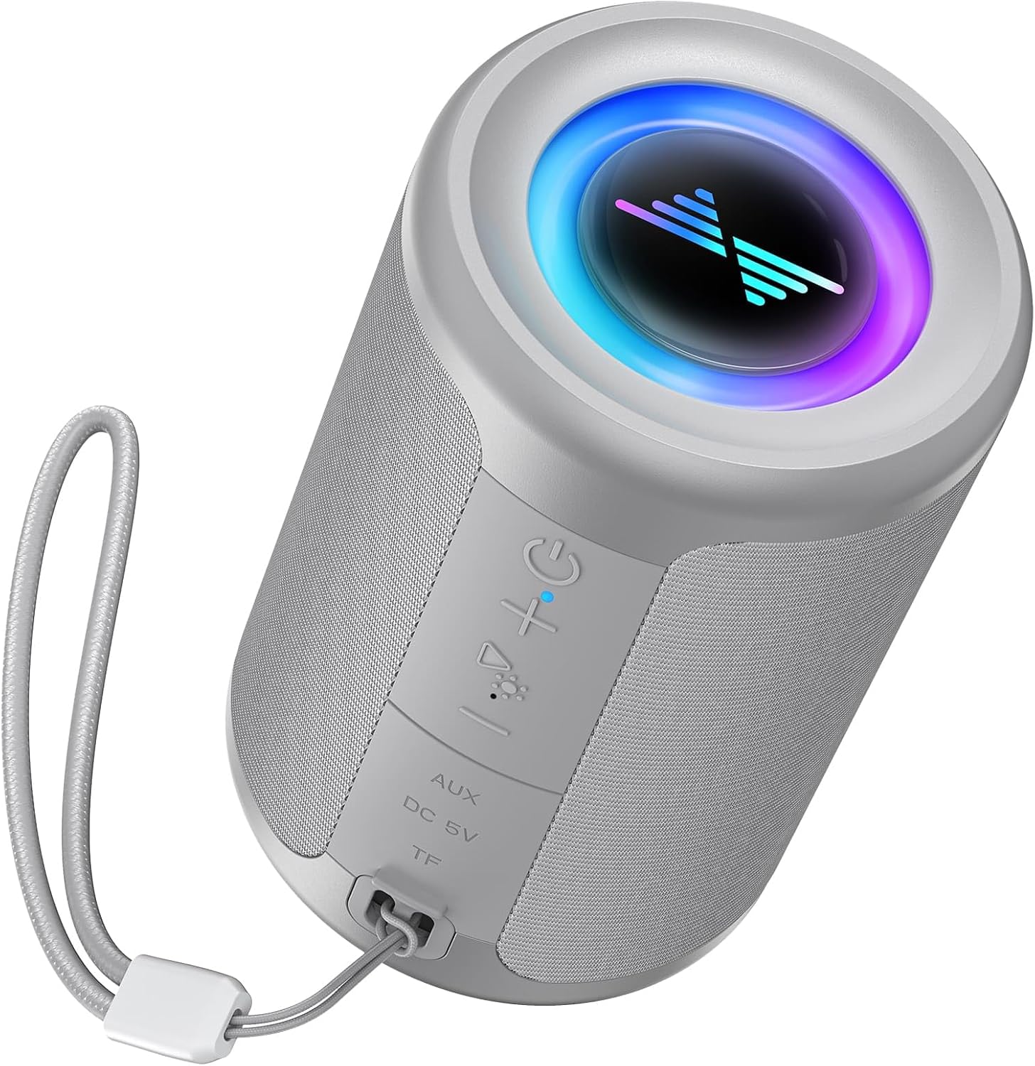 PARLANTE PORTÁTIL BLUETOOTH LENRUE PEQUEÑO CON LUCES Y SONIDO ESTÉREO TWS 30W - 1