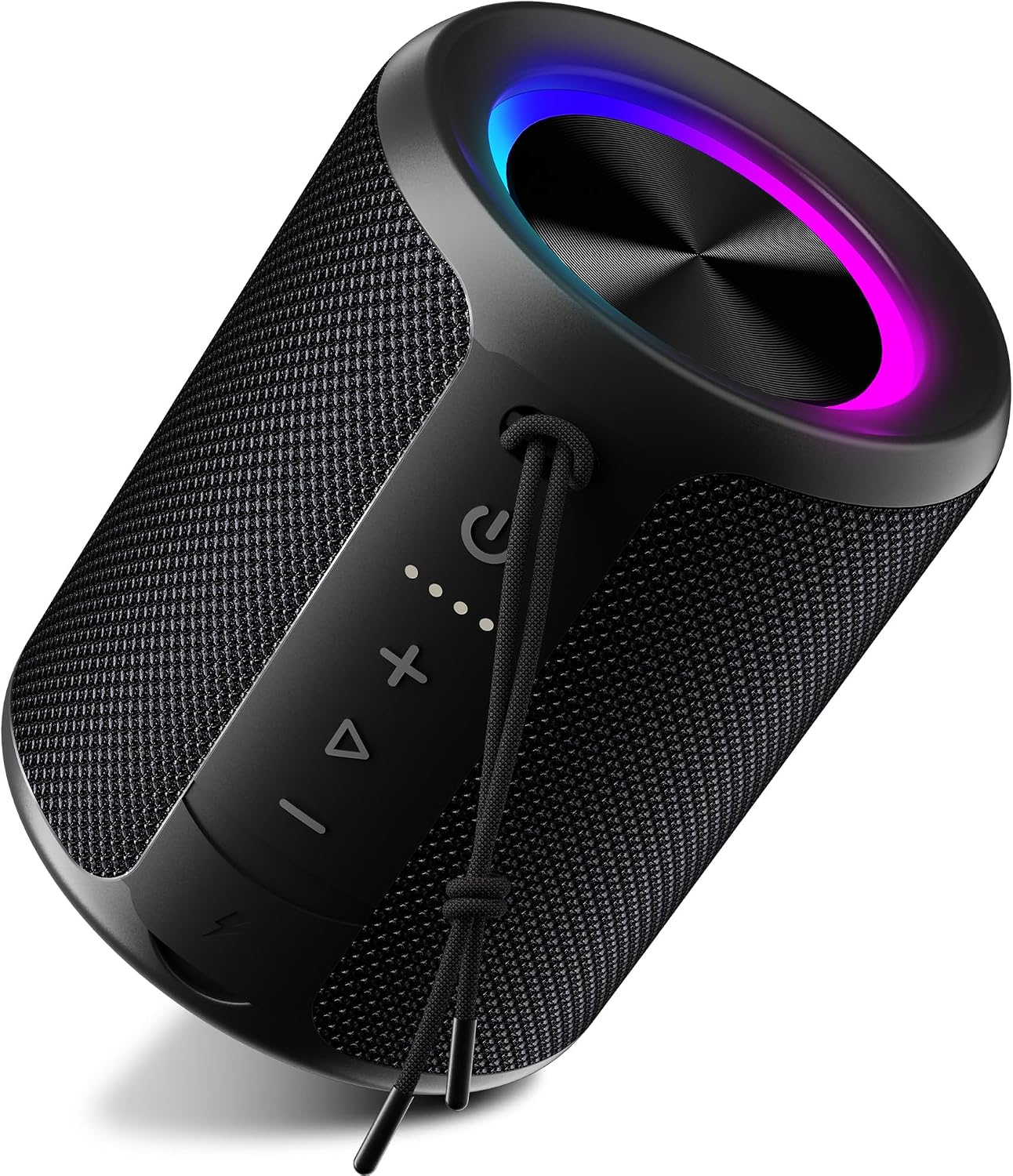 PARLANTE PORTÁTIL BLUETOOTH DUDGSIS IPX7 20W CON LUZ RGB Y BATERÍA 15H - 1
