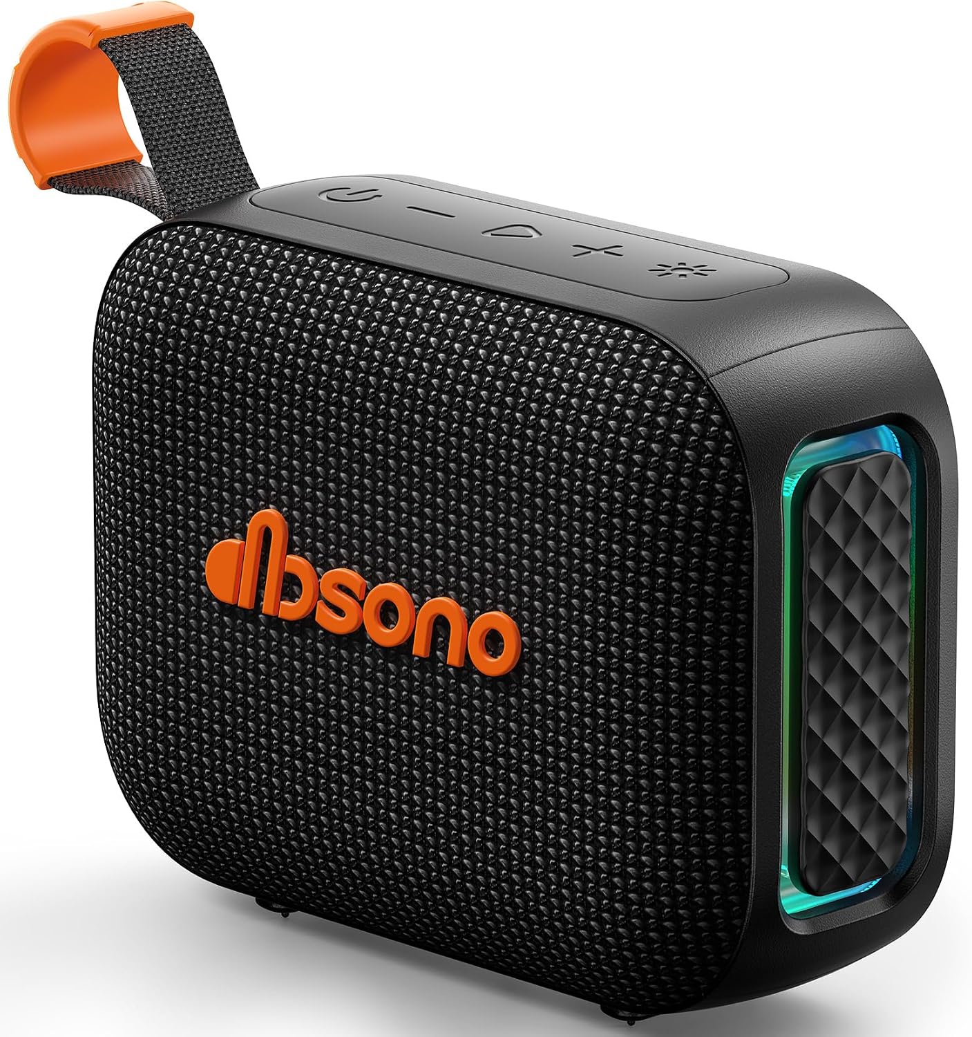 PARLANTE PORTÁTIL BLUETOOTH DBSONO IPX5 RESISTENTE AL AGUA NEGRO - 1