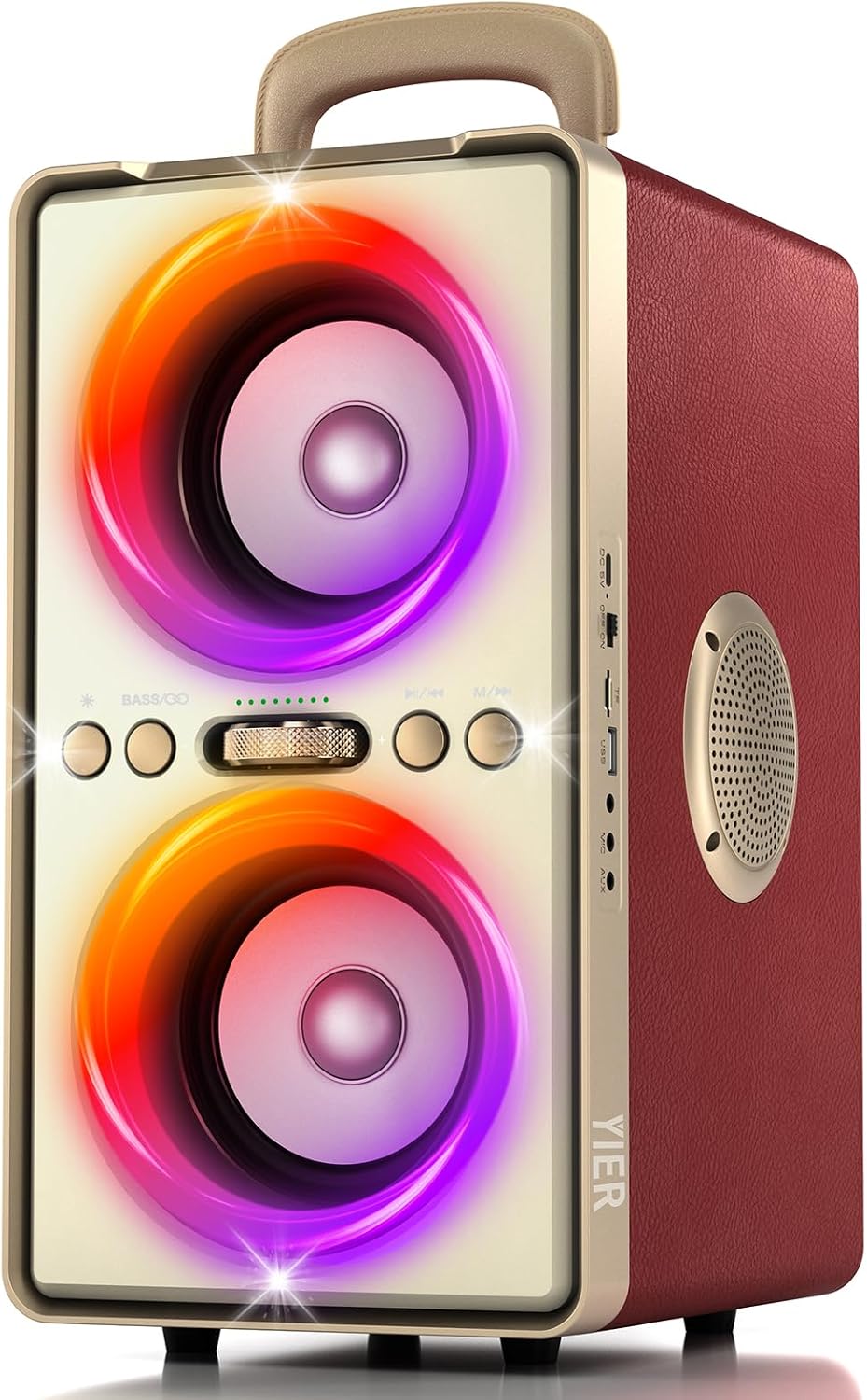 PARLANTE BLUETOOTH YIER 240W ROJO - 1