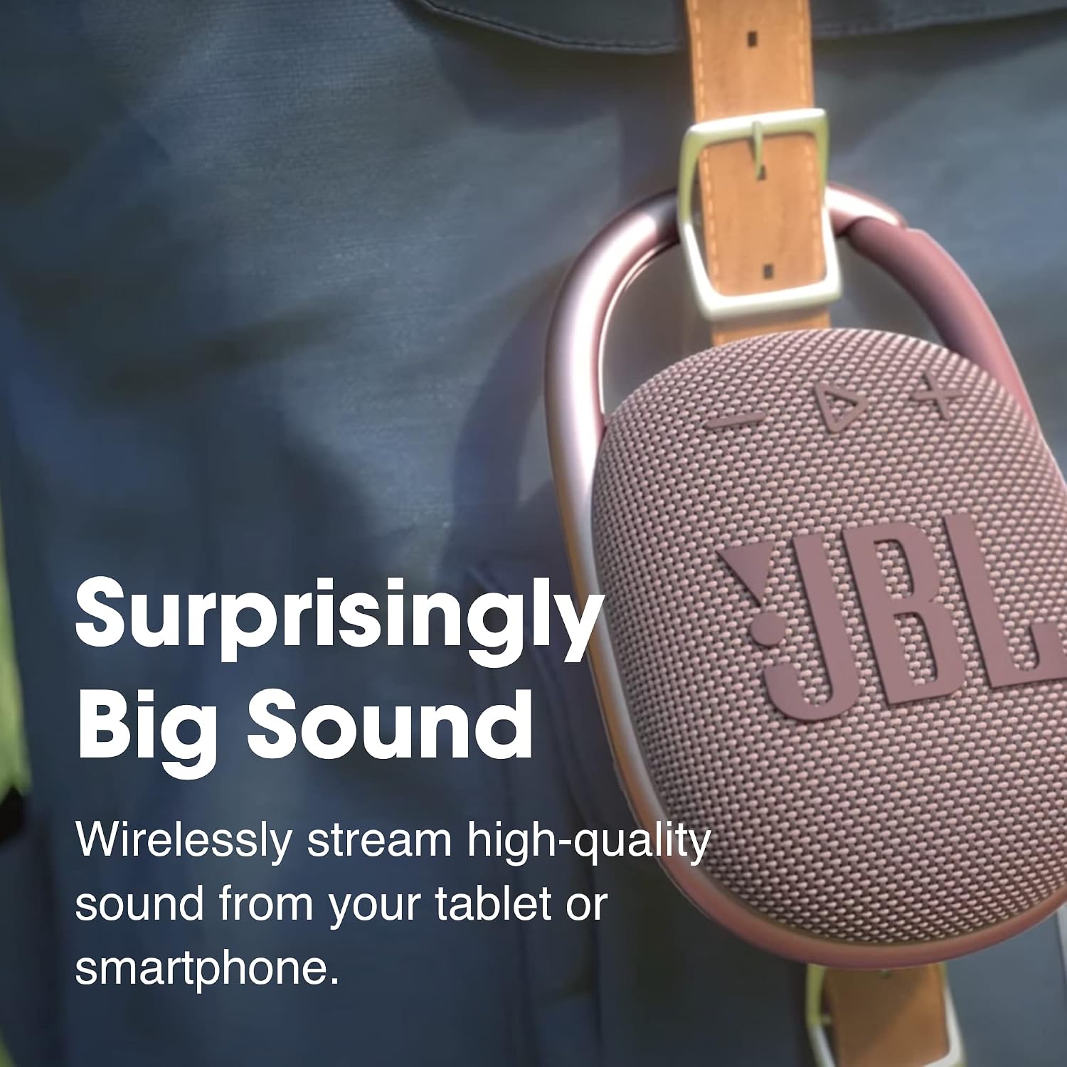 PARLANTE PORTÁTIL JBL CLIP 4 BLUETOOTH 5.1 COLOR ACEITUNA - 2