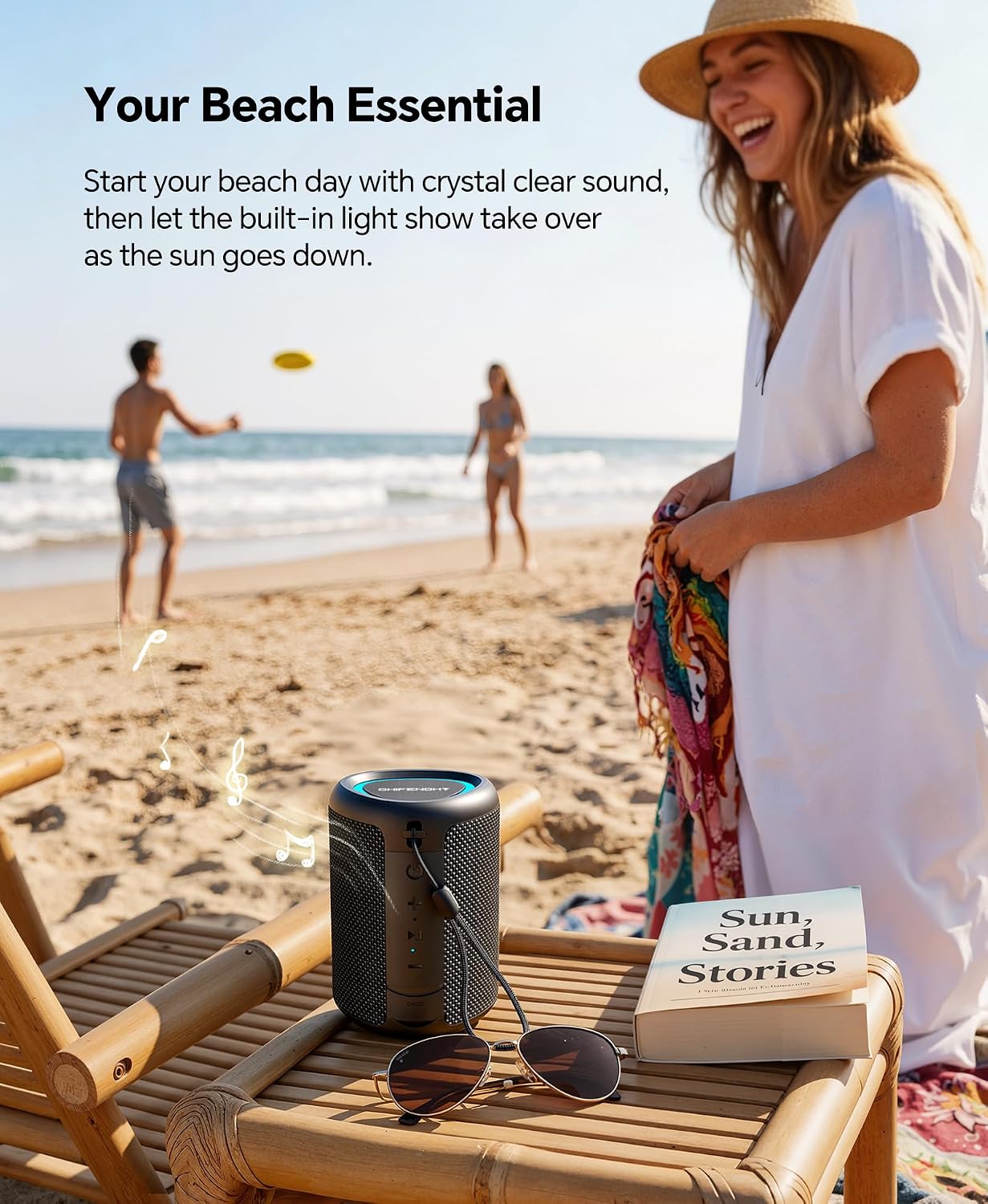 PARLANTE PORTÁTIL BLUETOOTH CHIFENCHY PULSESOUND IMPERMEABLE 15W - 5