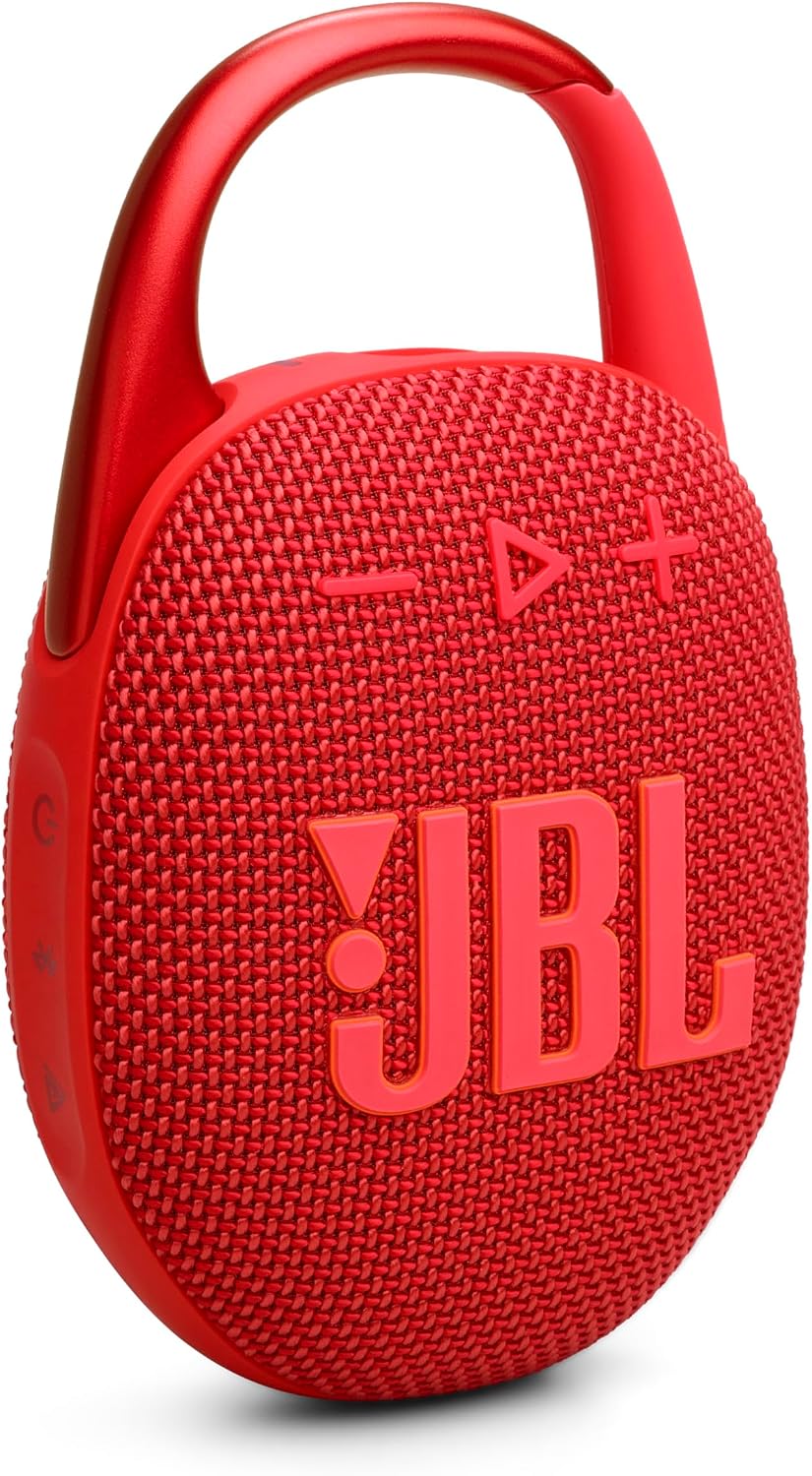 PARLANTE PORTÁTIL JBL CLIP 5 BLUETOOTH ROJO - 1