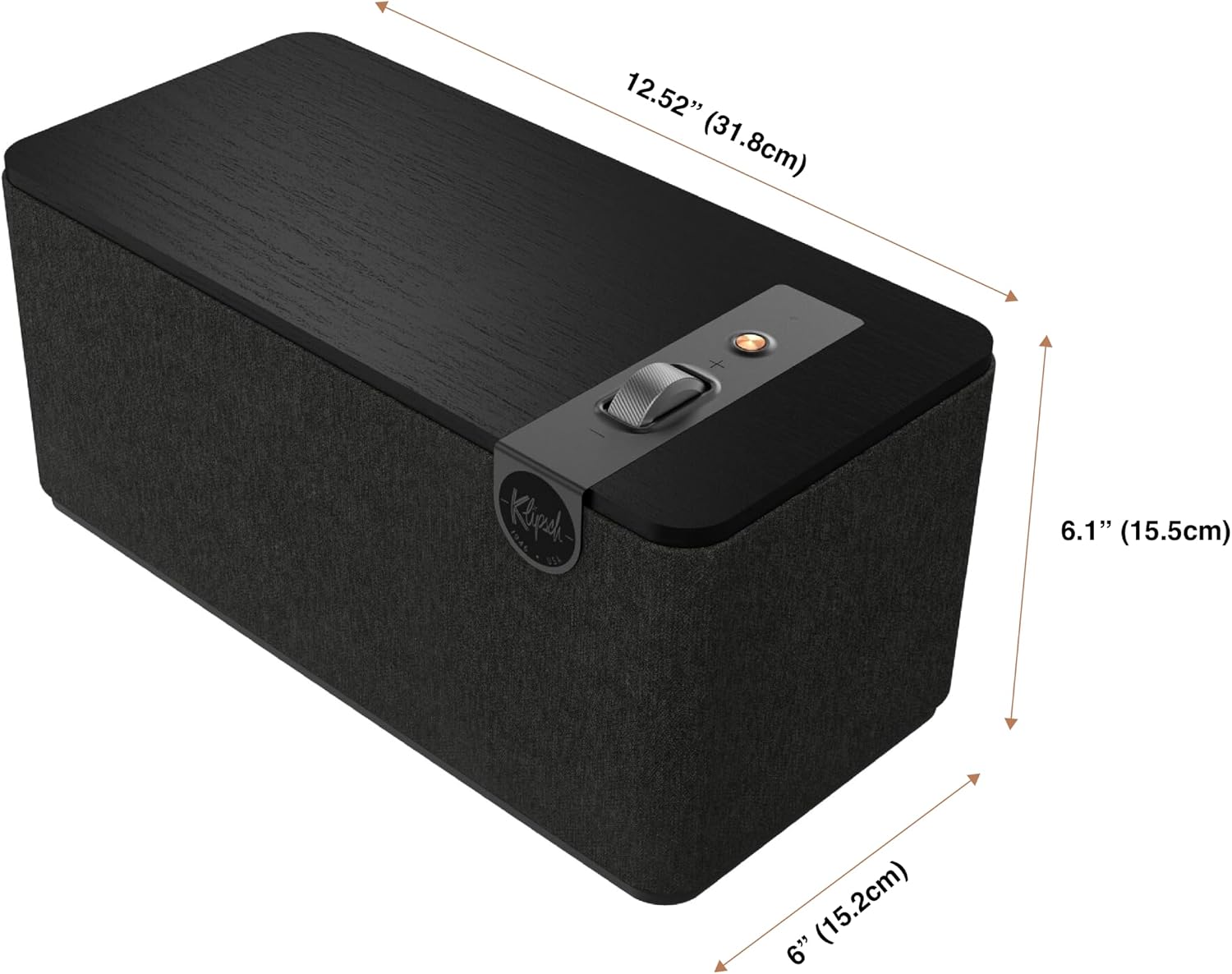 PARLANTE BLUETOOTH KLIPSCH THE ONE PLUS MATTE BLACK - 3