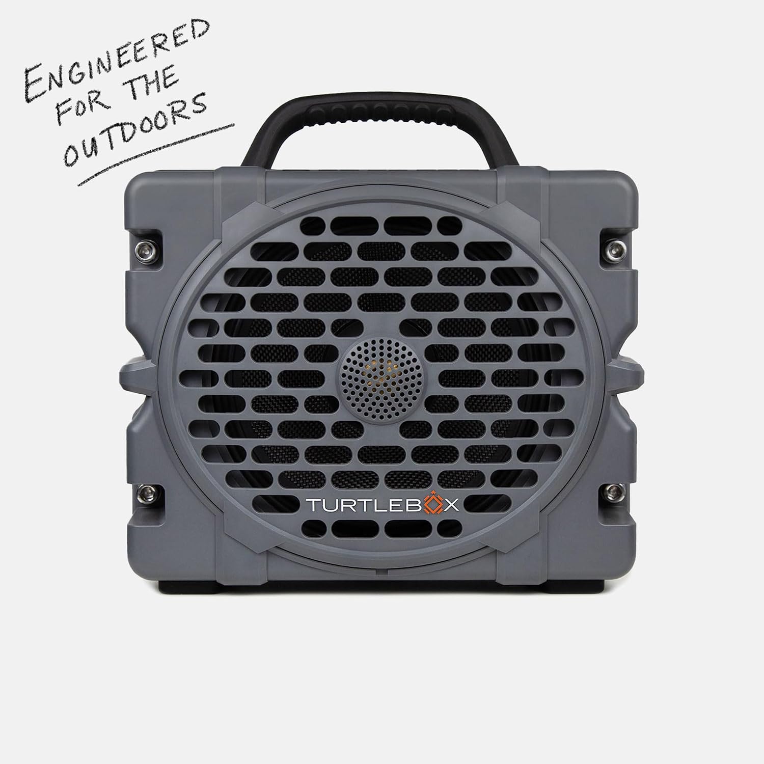 PARLANTE PORTÁTIL TURTLEBOX GRANDE BLUETOOTH IMPERMEABLE GRIS - 2