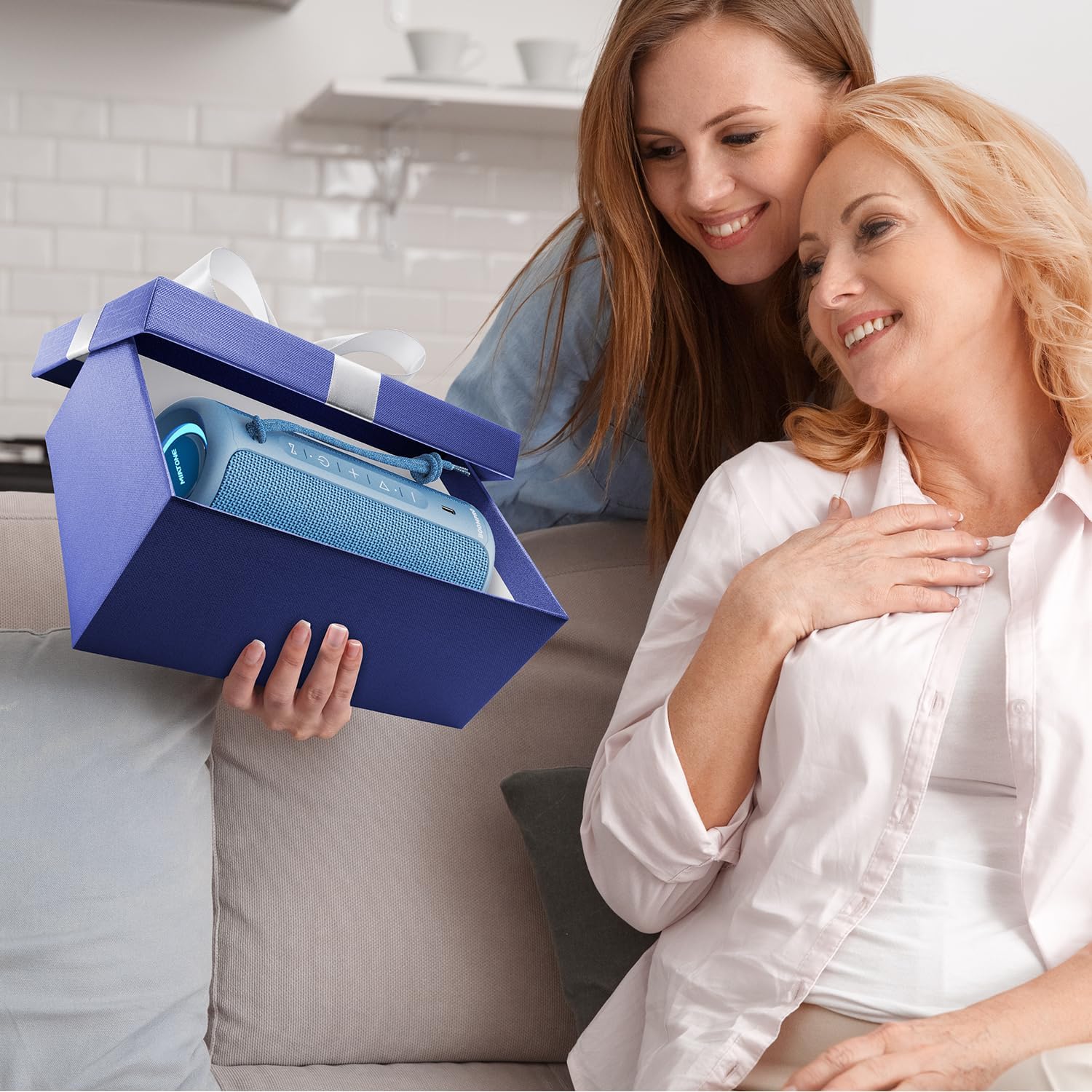 PARLANTE BLUETOOTH MIATONE BOOMPRO 36W AZUL - 4