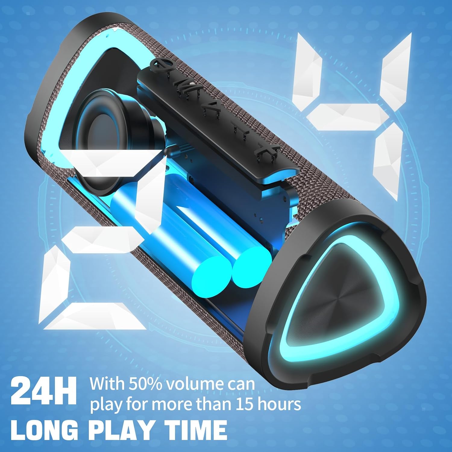 PARLANTE PORTÁTIL VANZON V40 BLUETOOTH 24W IPX7 - 3